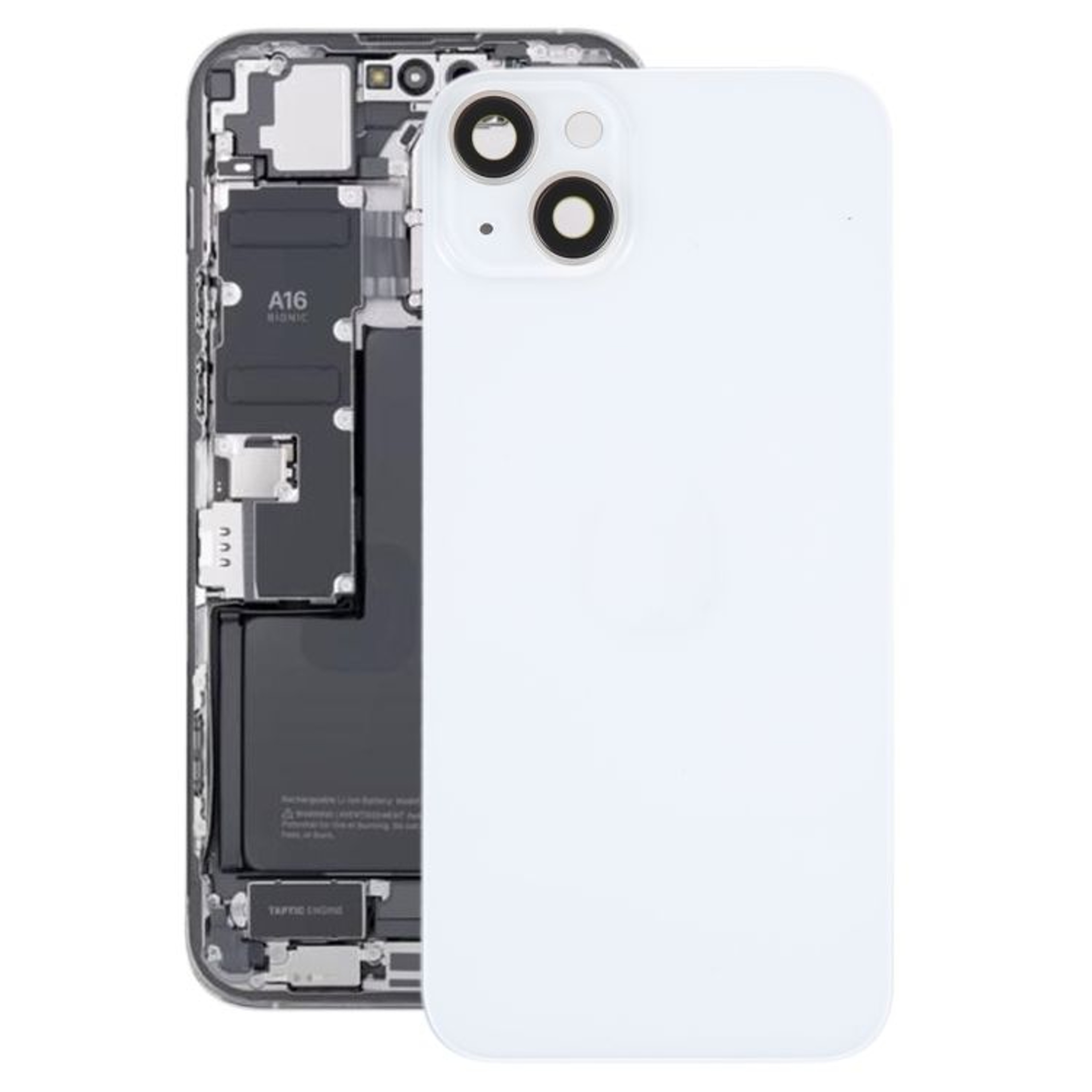 IPhone 14  14 Plus Glass Back Cover Replacement With Holder Repair Housing 10