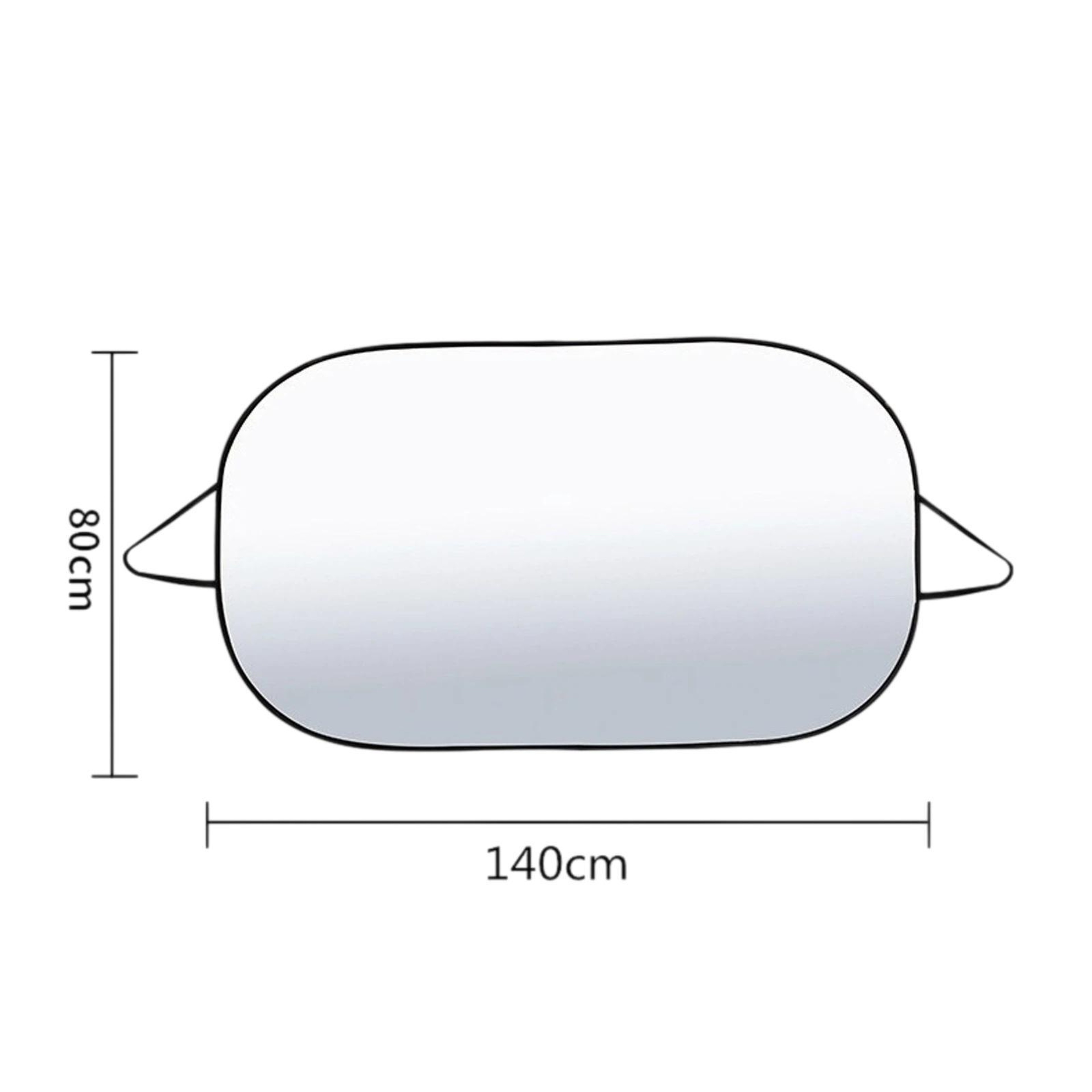 Reflective Car Windshield Sunshade, Foldable Front Window Heat & UV Shield – view 2