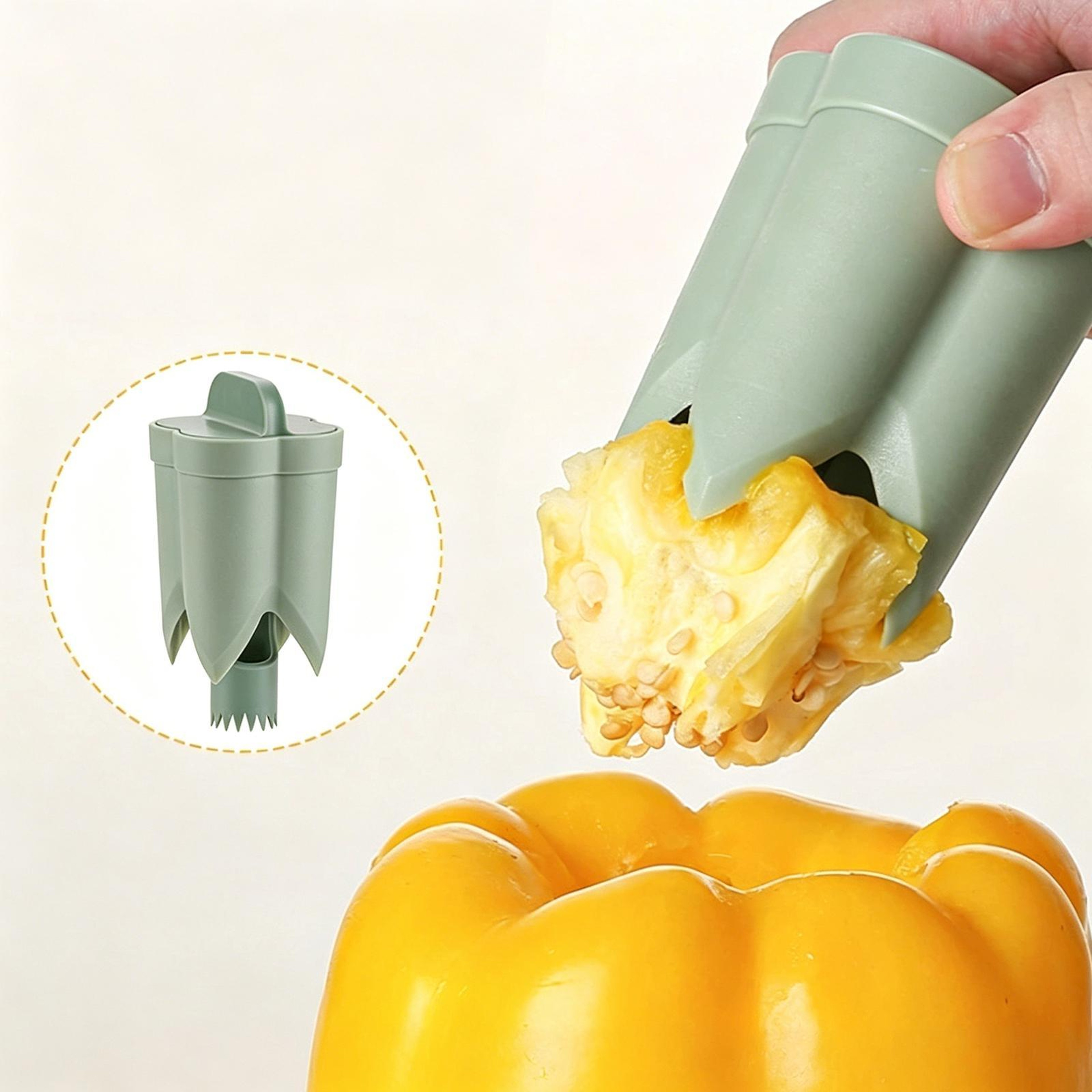 Chili Pepper Corer & Seeder Tool Set, 3PCS Chili Seeder Tool for Fast Pepper Prep – view 1