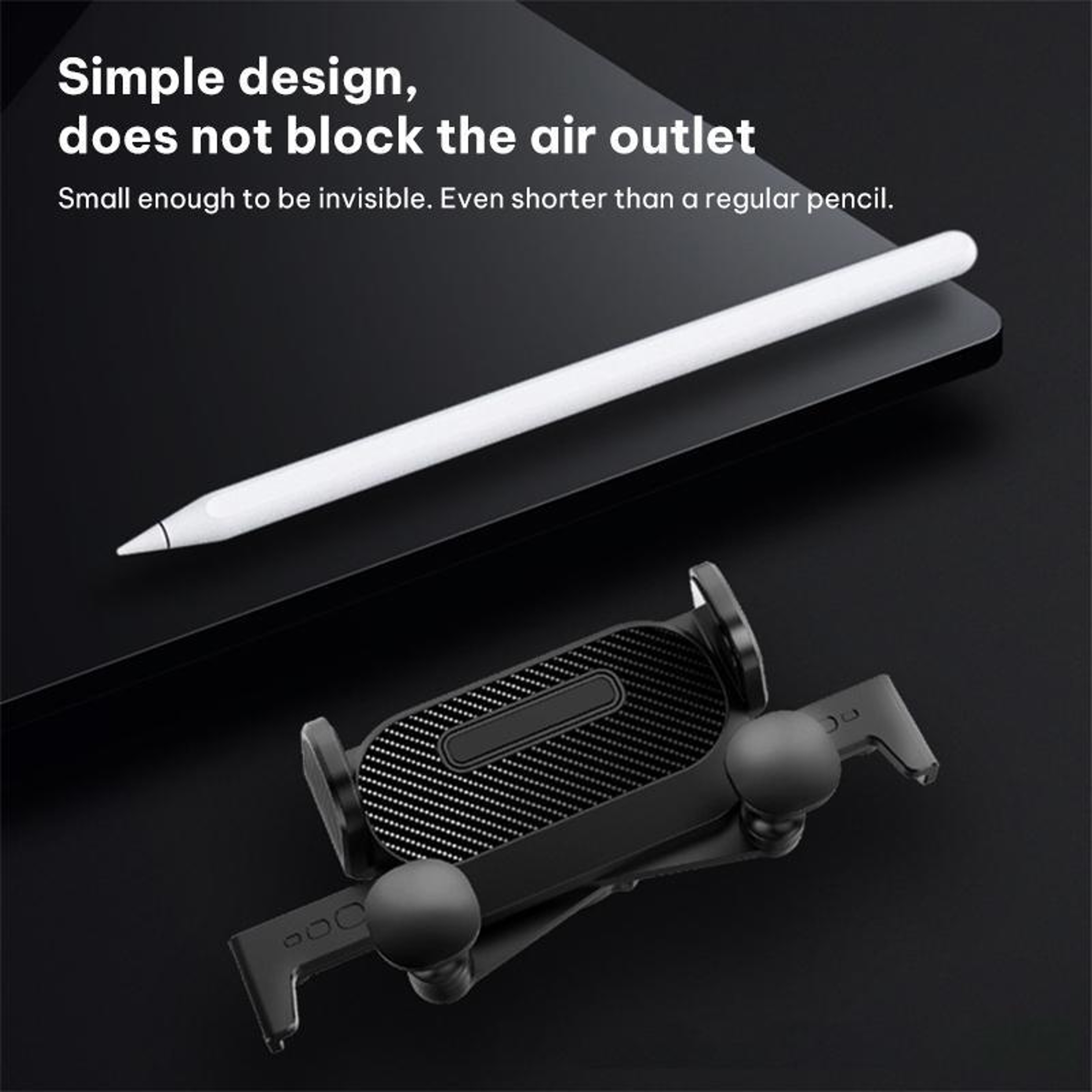 One-Touch Retractable Car Phone Holder for 17mm Ball Joint Mounts – view 4