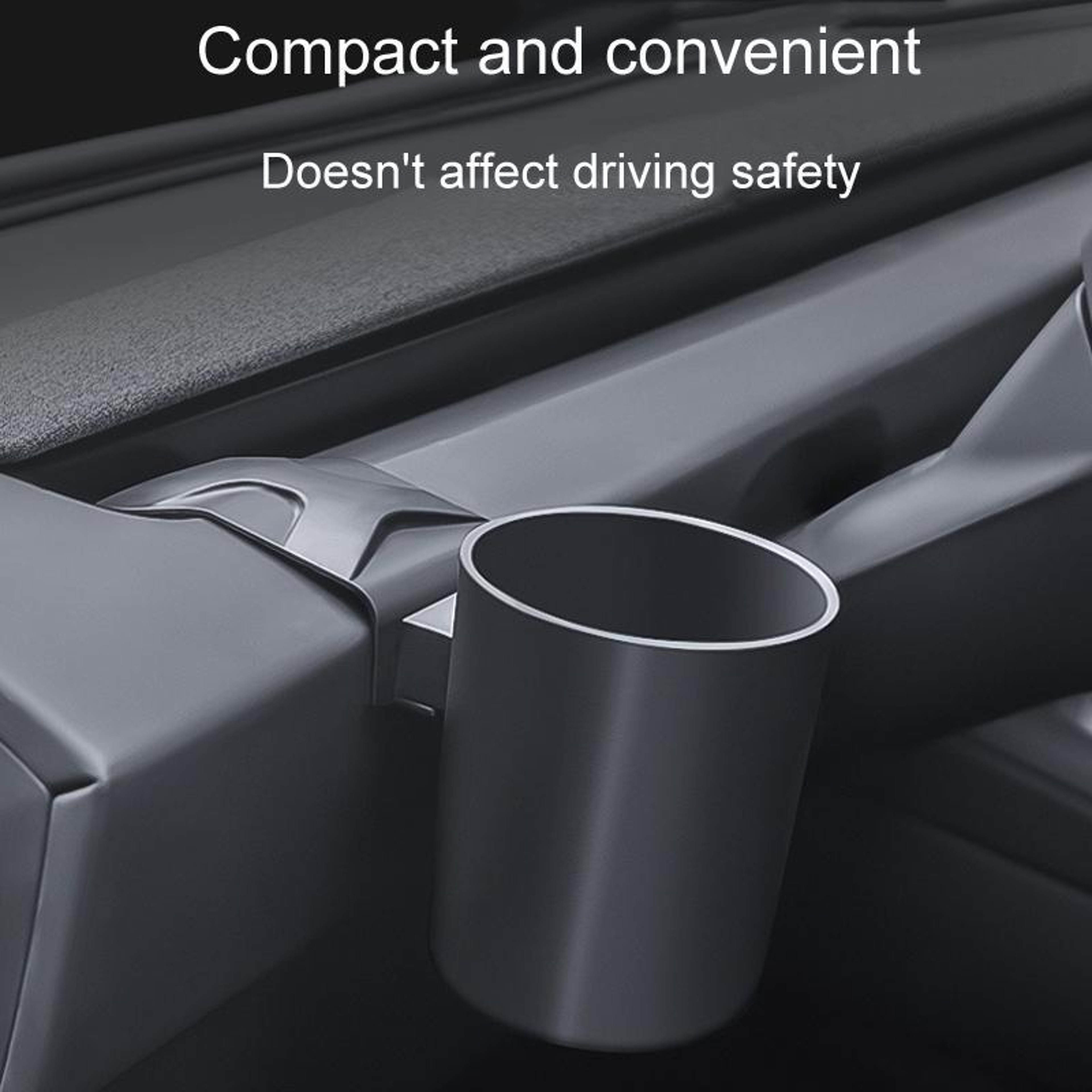 Tesla Model 3 Dashboard Cup Holder Storage Organizer ABS Drink Mug Mount Accessory 5
