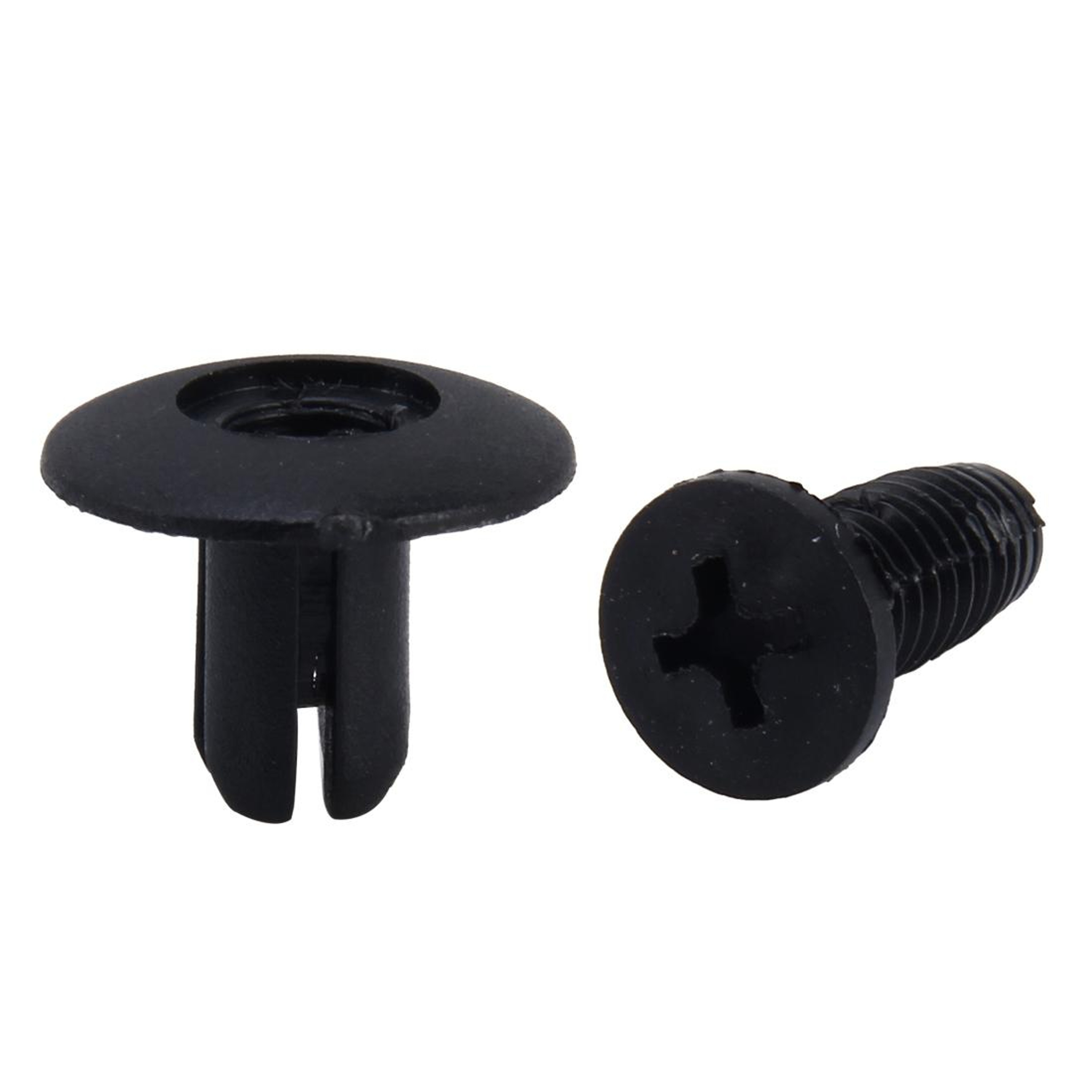 Universal Auto Body Push Rivet Clips Set 100PCS Plastic Fastener Retainers For Bumpers  Fender Pane 1