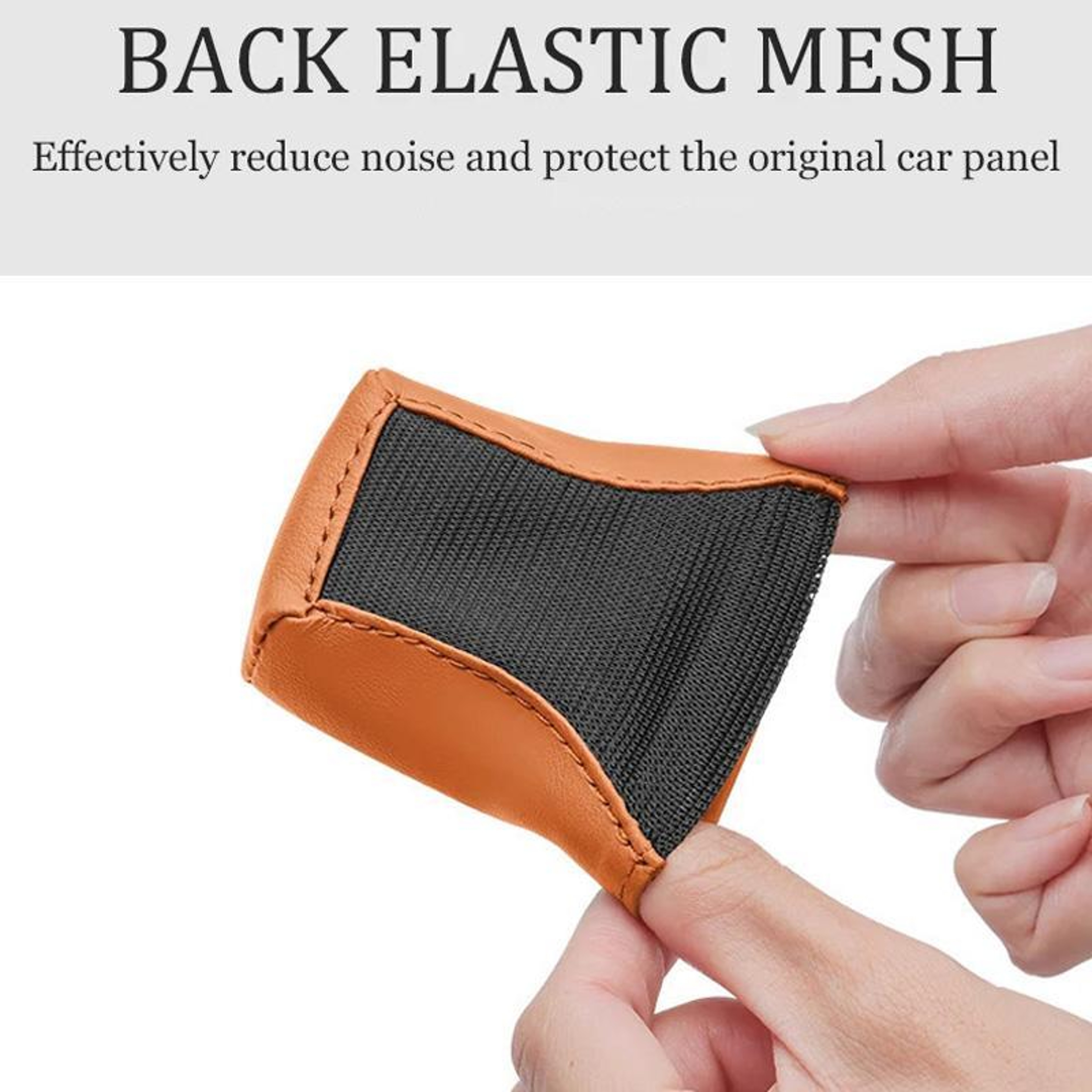 Premium Leather Car Seat Belt Buckle Cover  Protector For Universal Vehicle Interiors 5