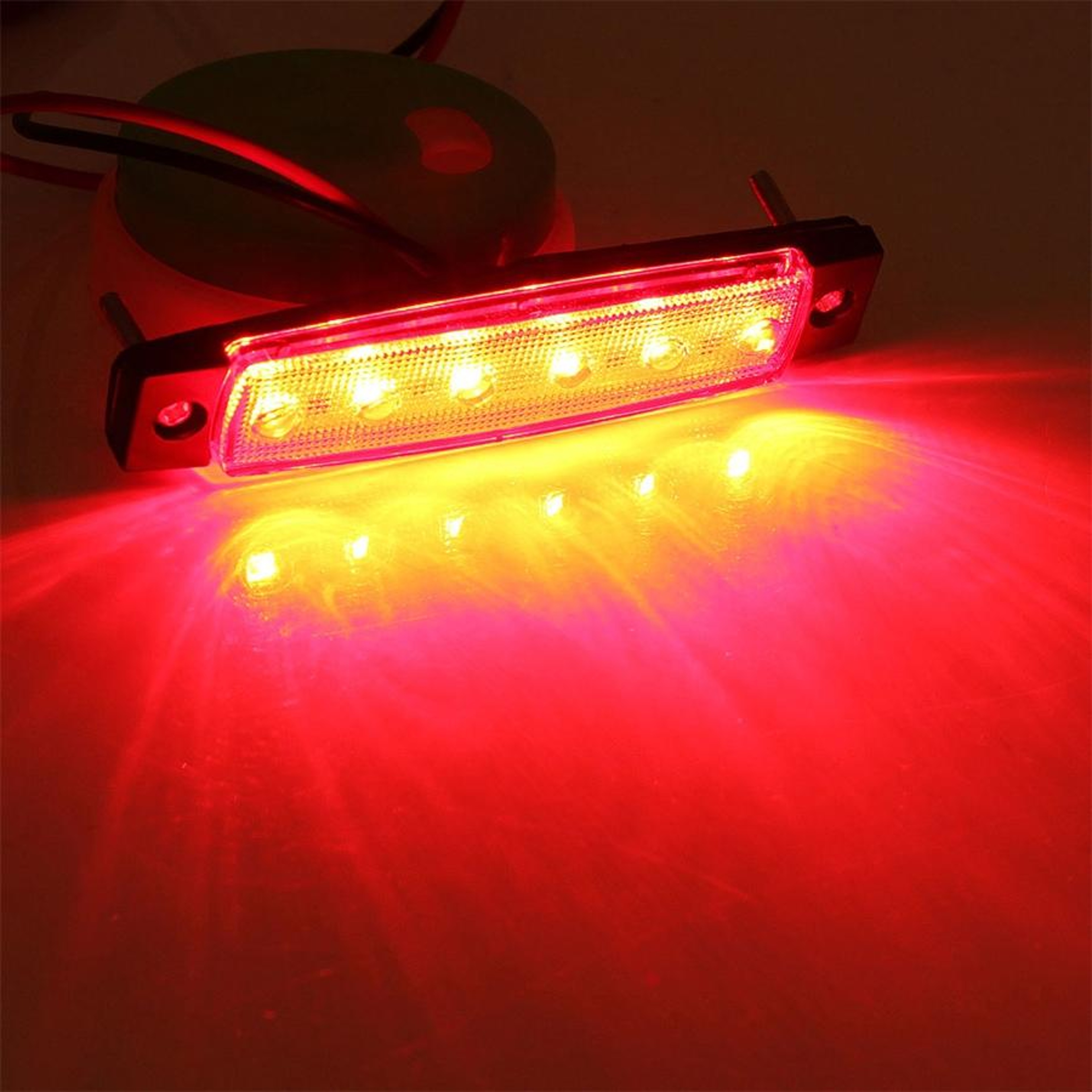 LED Side Marker Trailer Lights 4Pack 6SMD Waterproof Clearance Lamps For Trucks  Trailers 3