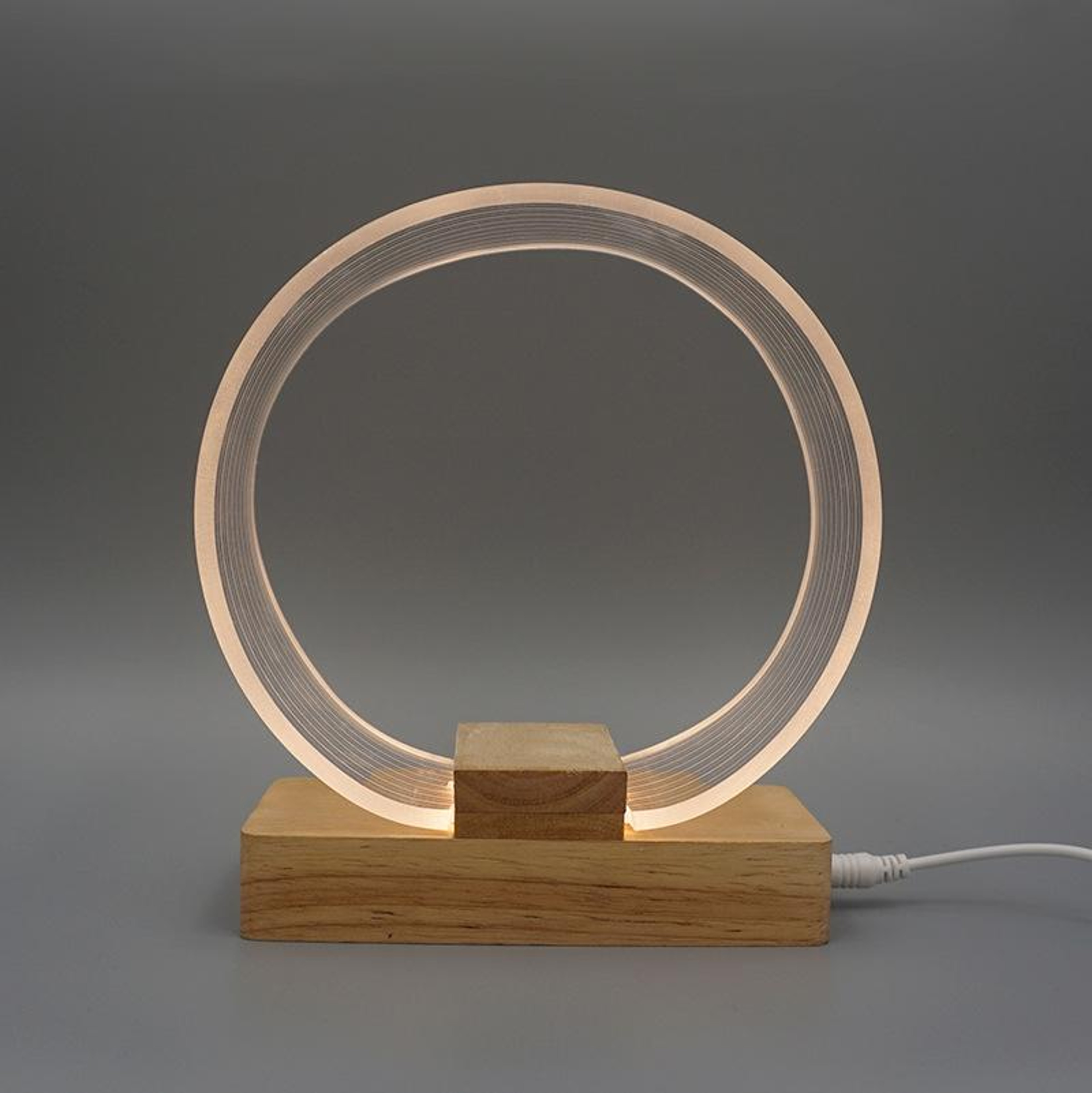 LED Desk Lamp USB-Powered Warm White Bedside Night Light – view 1