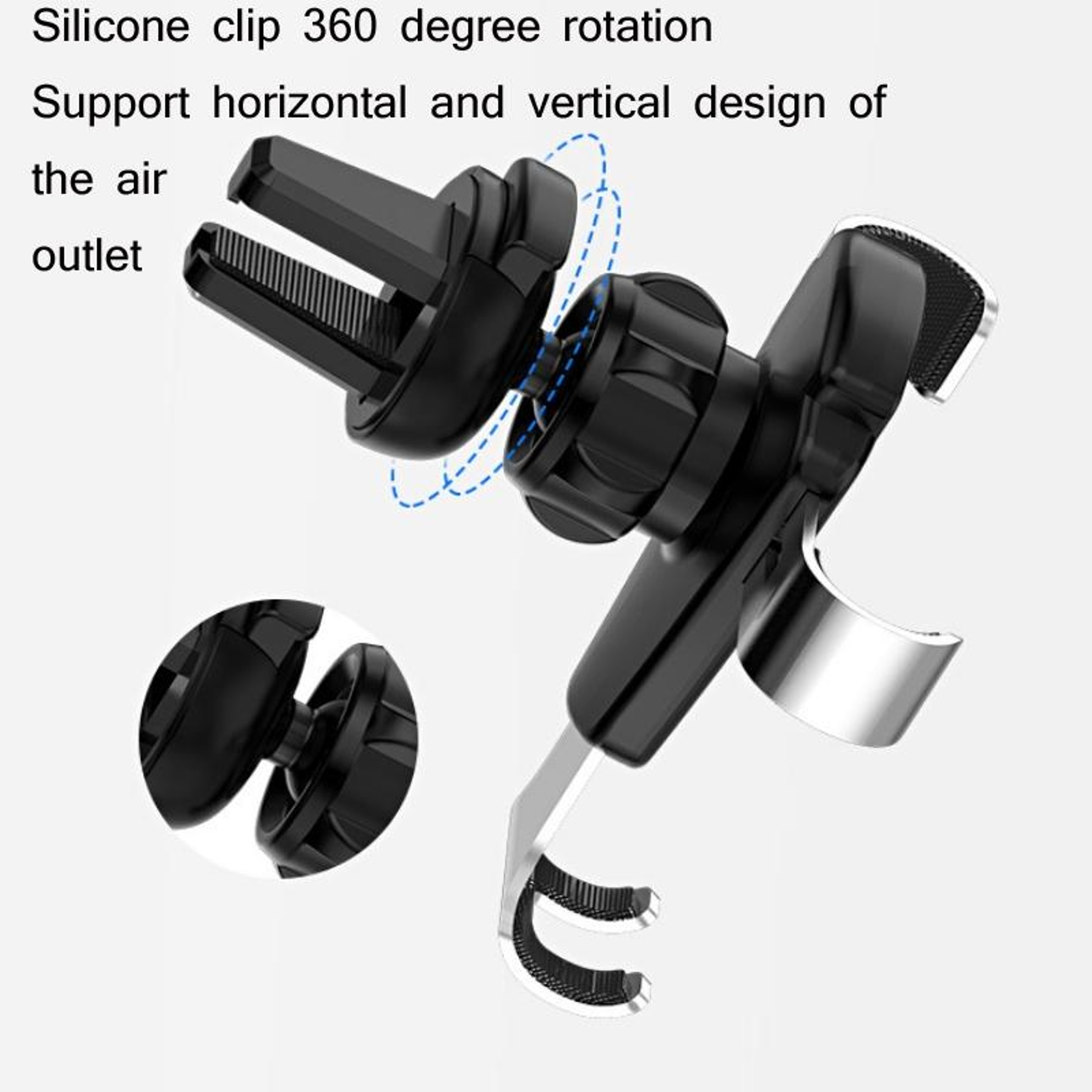 Car Air Vent Phone Mount Holder For Navigation  HandsFree Driving 3