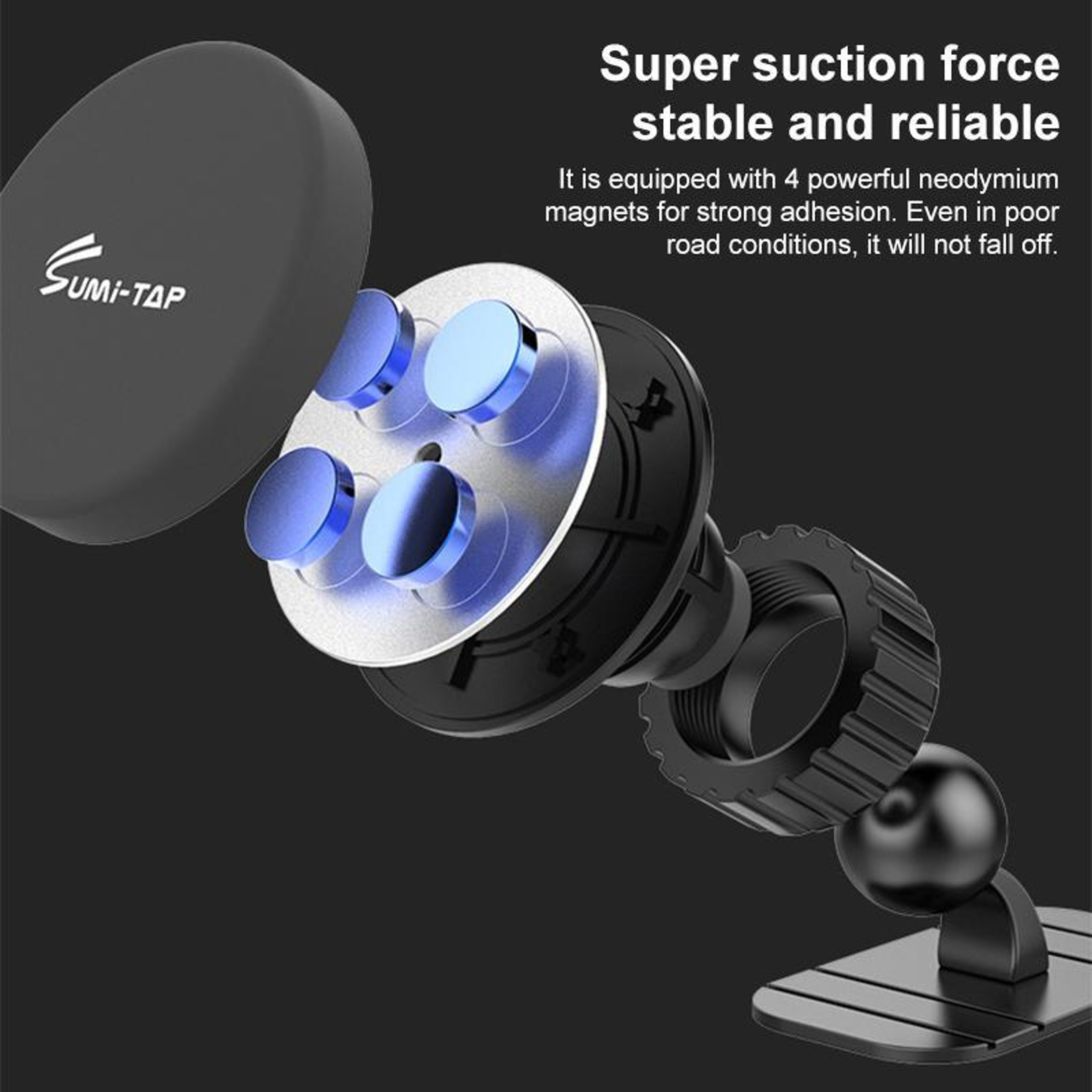 Magnetic Car Phone Mount For Dashboard  Navigation 3