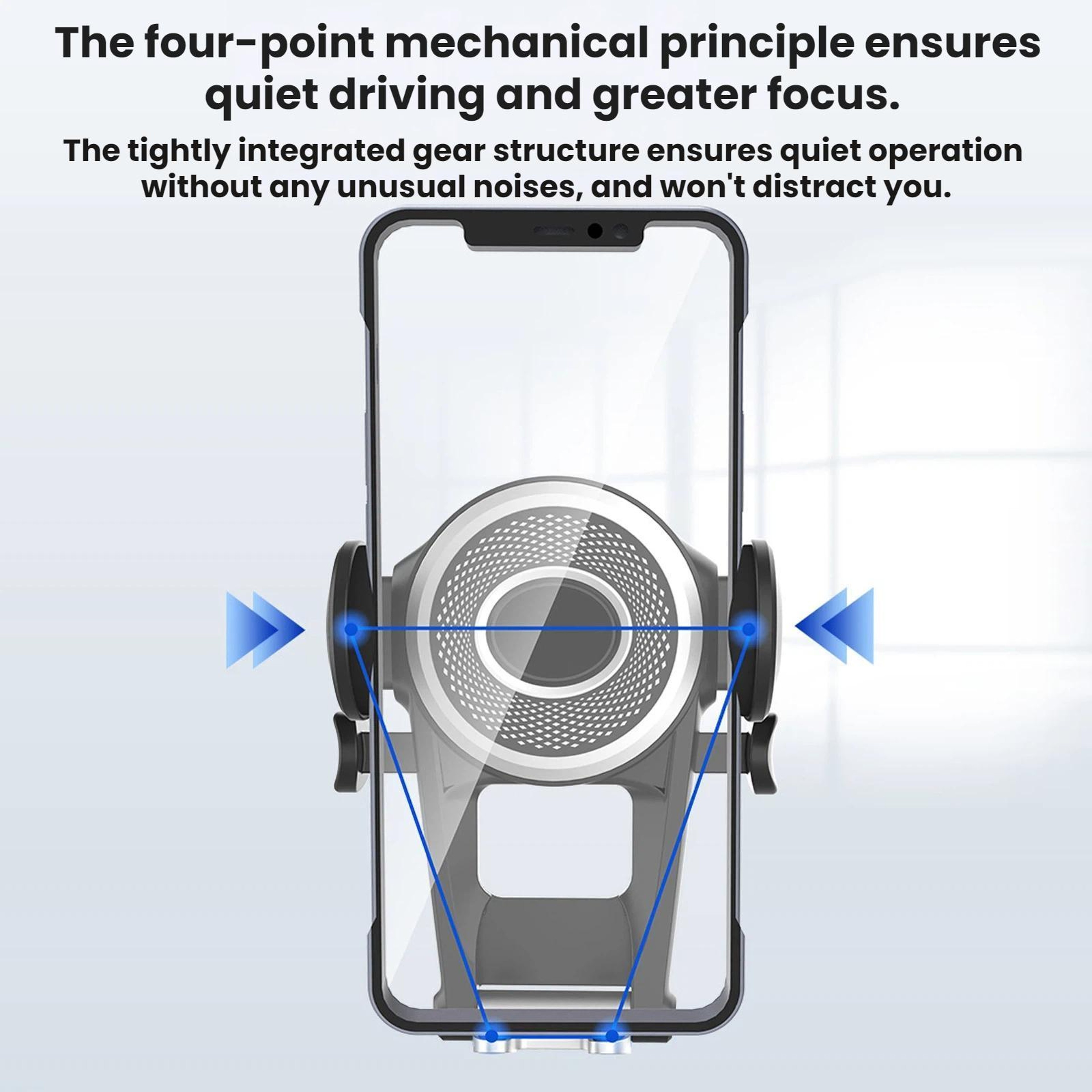 360 Rotating Car Phone Holder With Suction Cup Mount  Temporary Parking Number Display 7