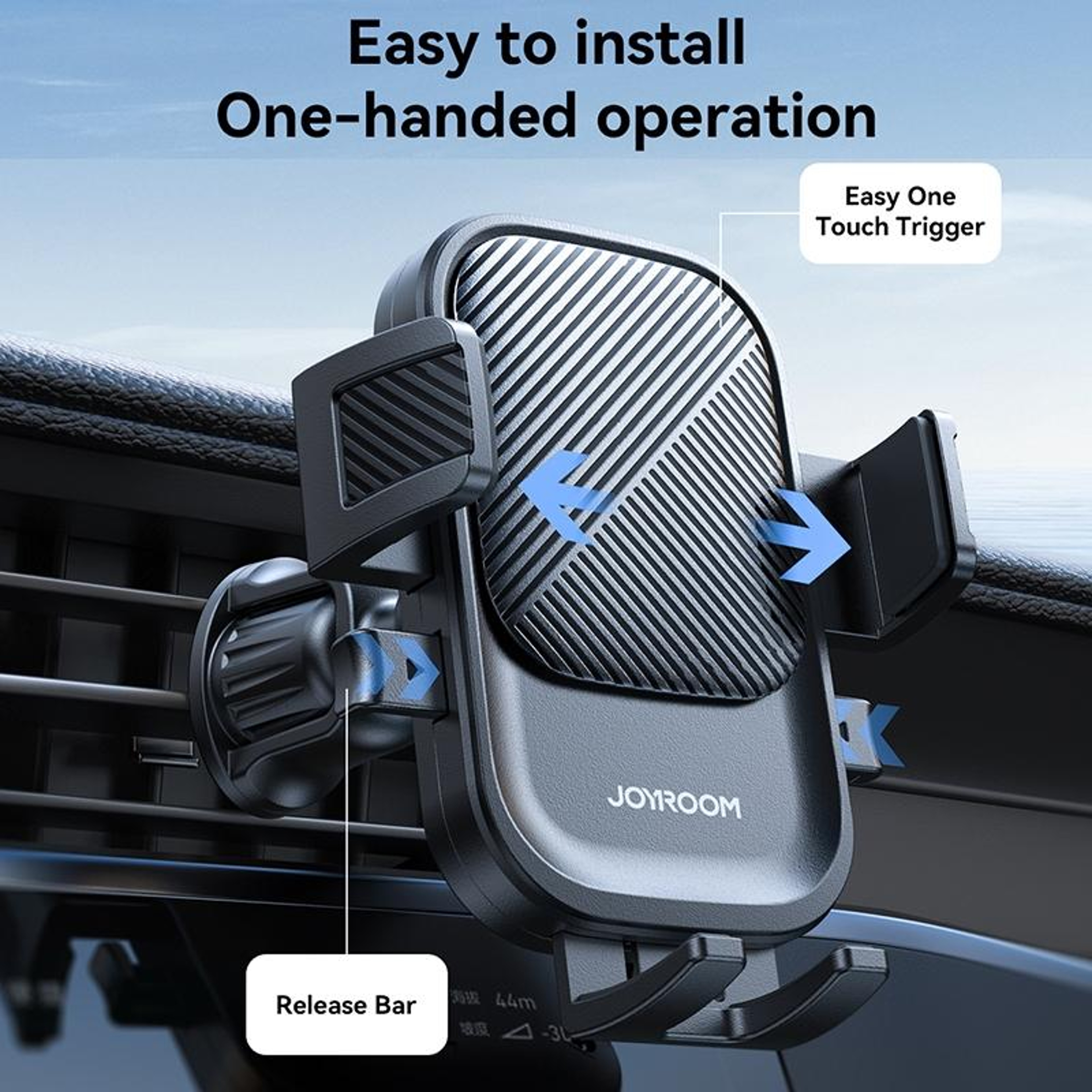 JOYROOM 360 Secure Lock Car Phone Holder For Air Vent Mounts 1