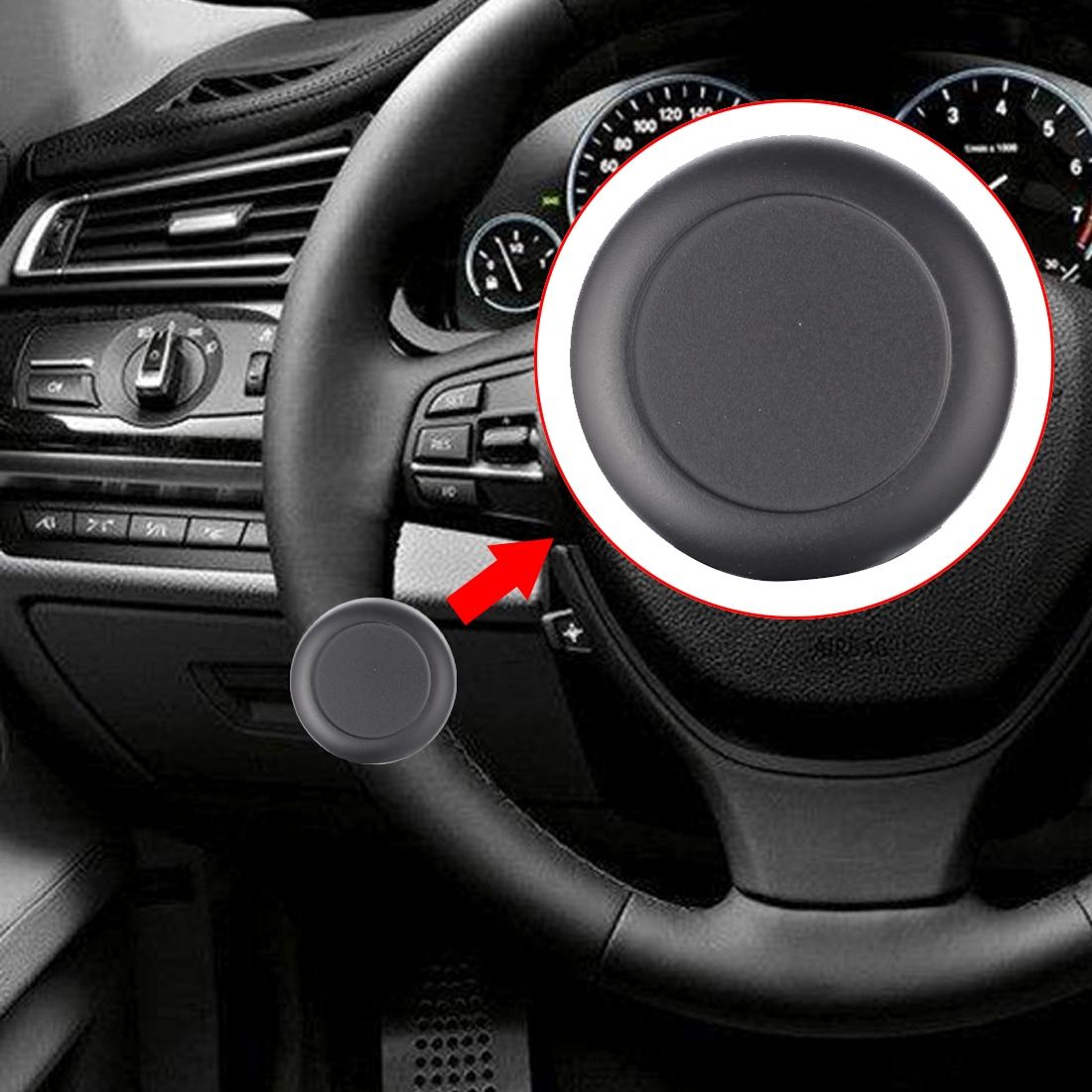 Universal Steering Wheel Spinner Knob Booster Handle For Easy OneHanded Driving 2