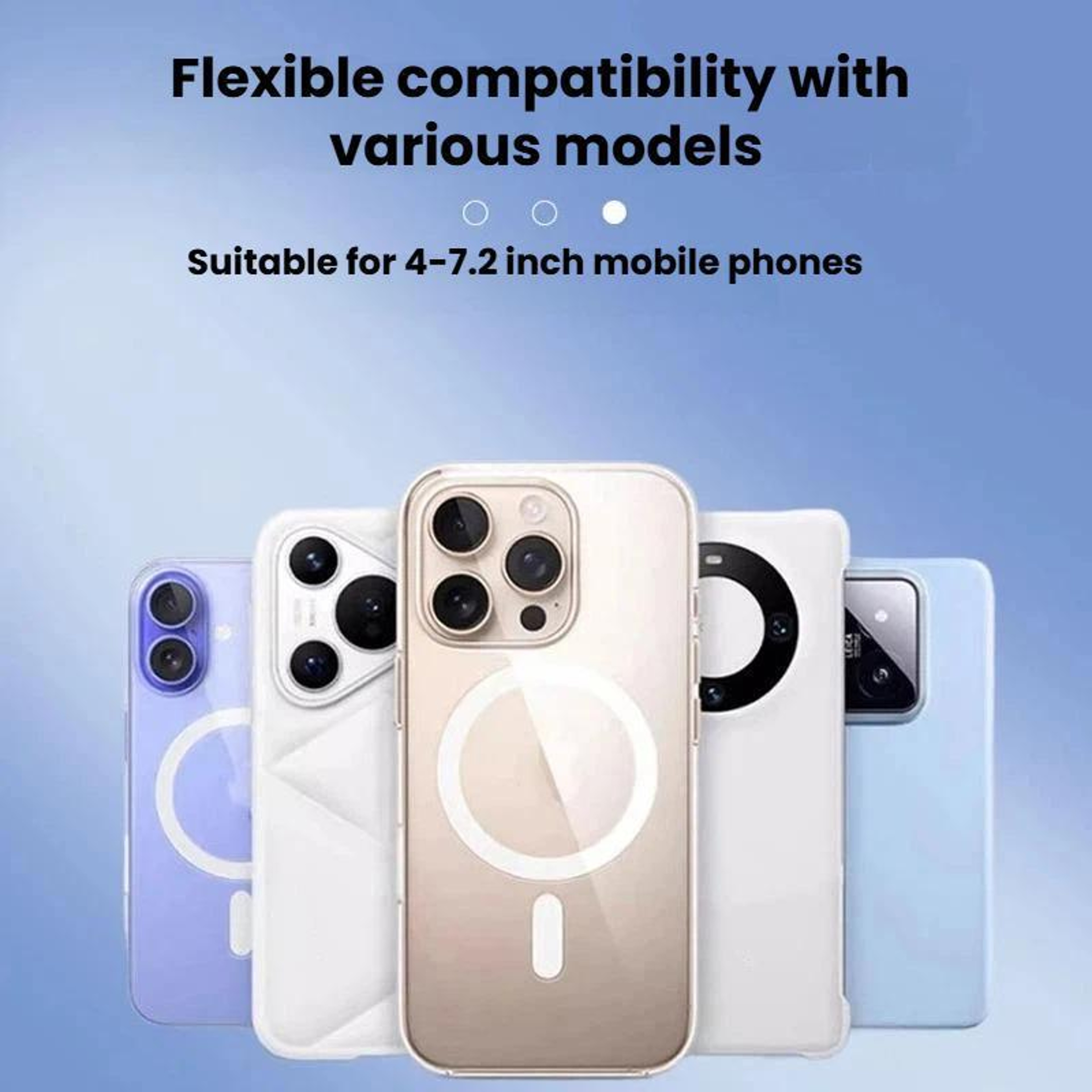 M7 Gravity Car Phone Mount Air Vent Holder With Secure AntiDrop Clip 8
