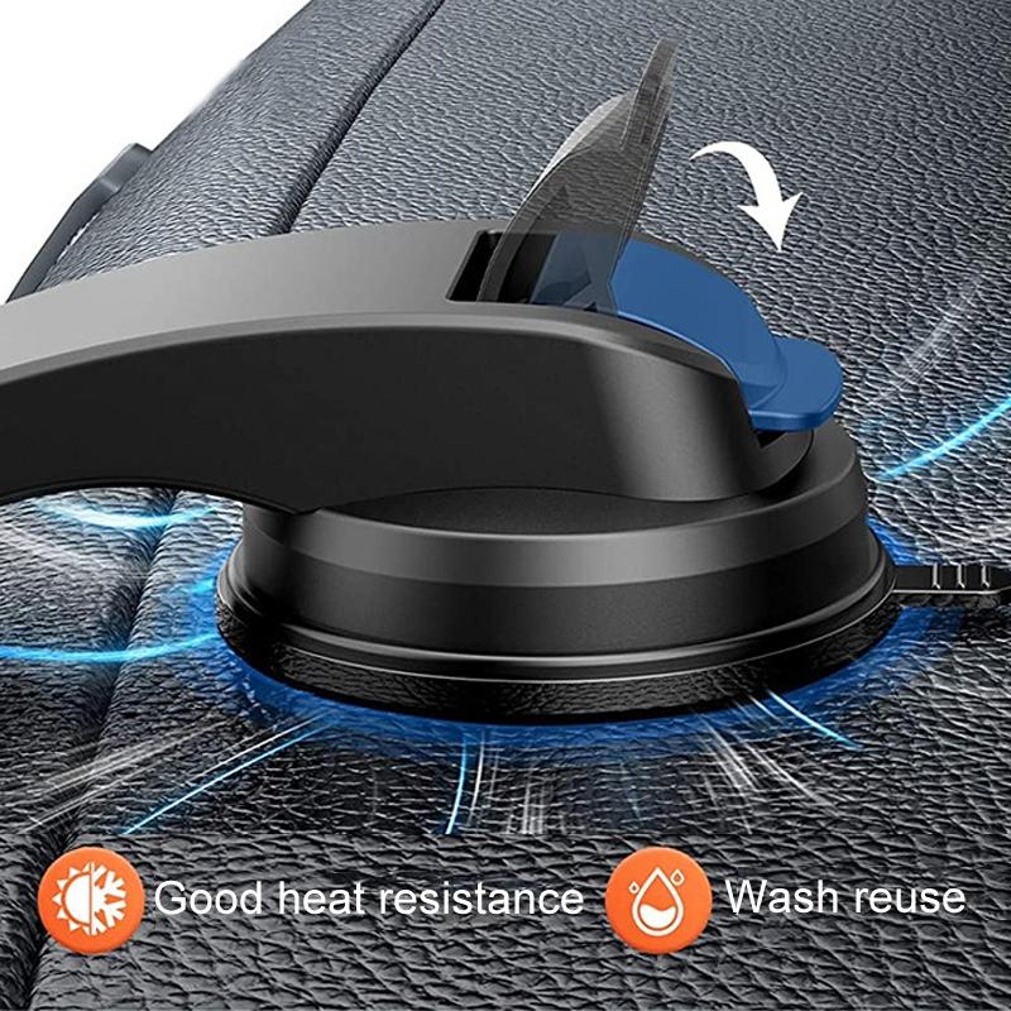 360 Dashboard Phone Mount With Reusable Suction Cup For Secure HandsFree Driving 6