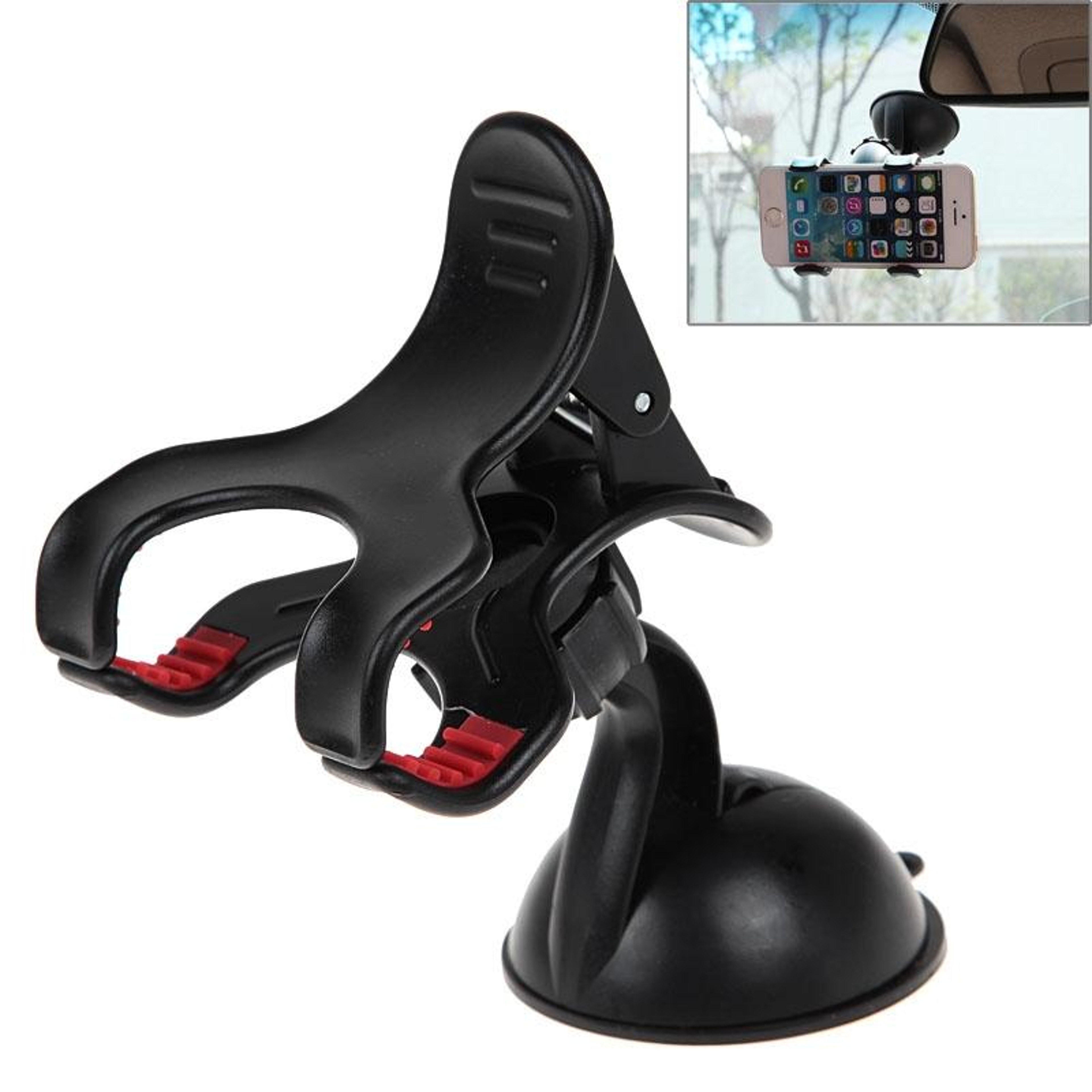 360 Rotating Car Phone Mount Universal Dashboard  Windshield Holder 0