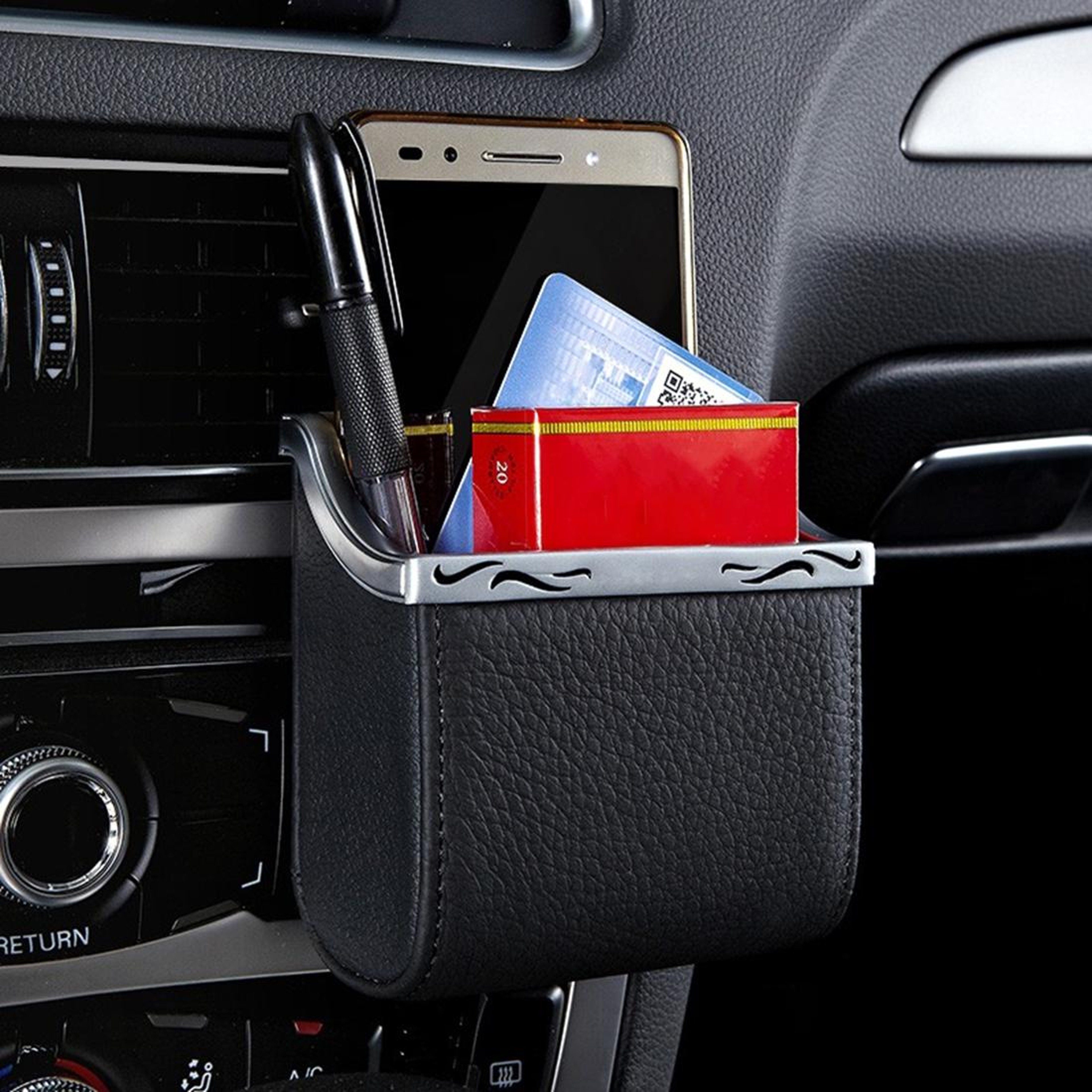 Universal Car Air Vent Organizer Storage Box  Car Phone Holder Pocket For Auto Accessories 0
