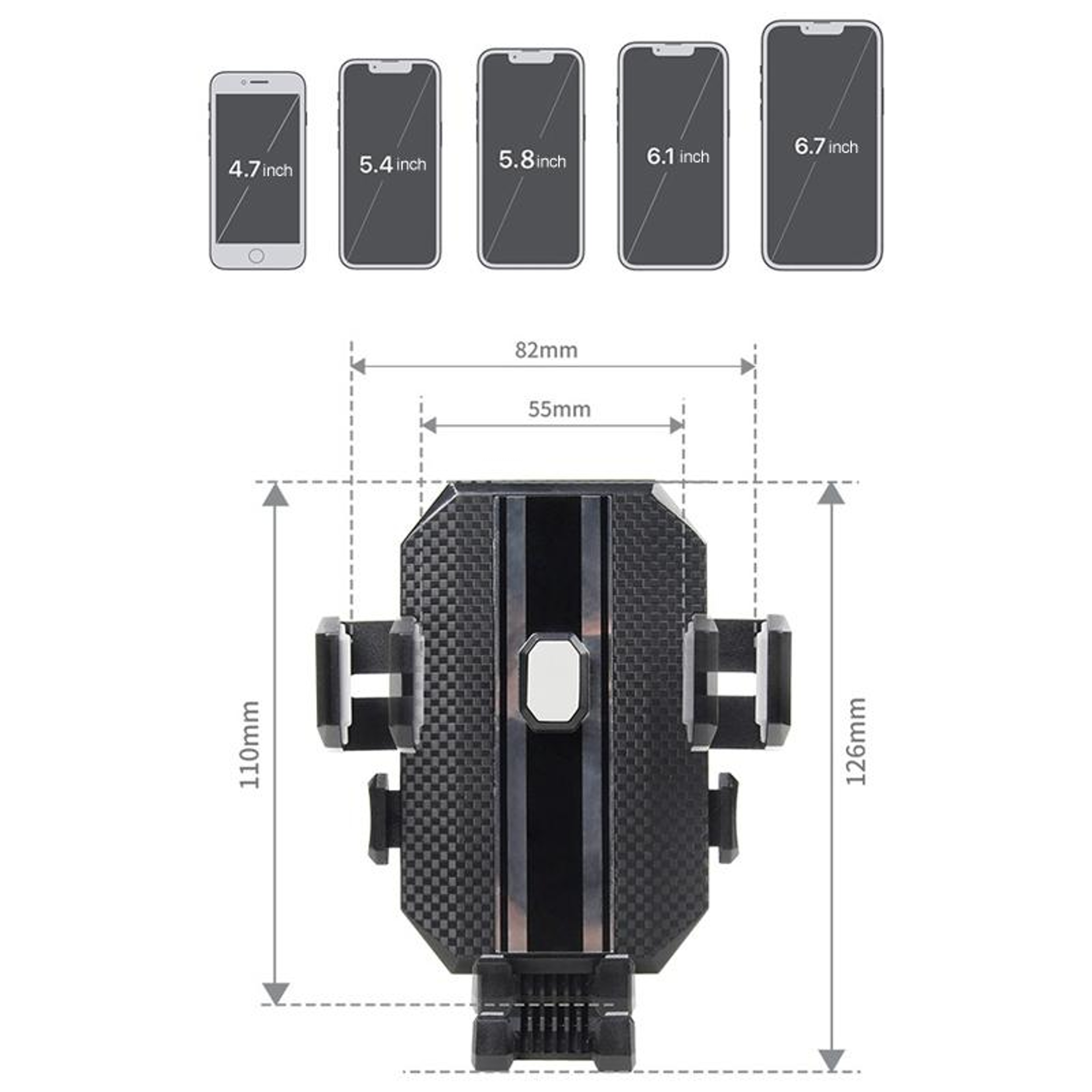 Universal Car Phone Holder Cup Holder Mount with Adjustable Telescopic Arm – view 4