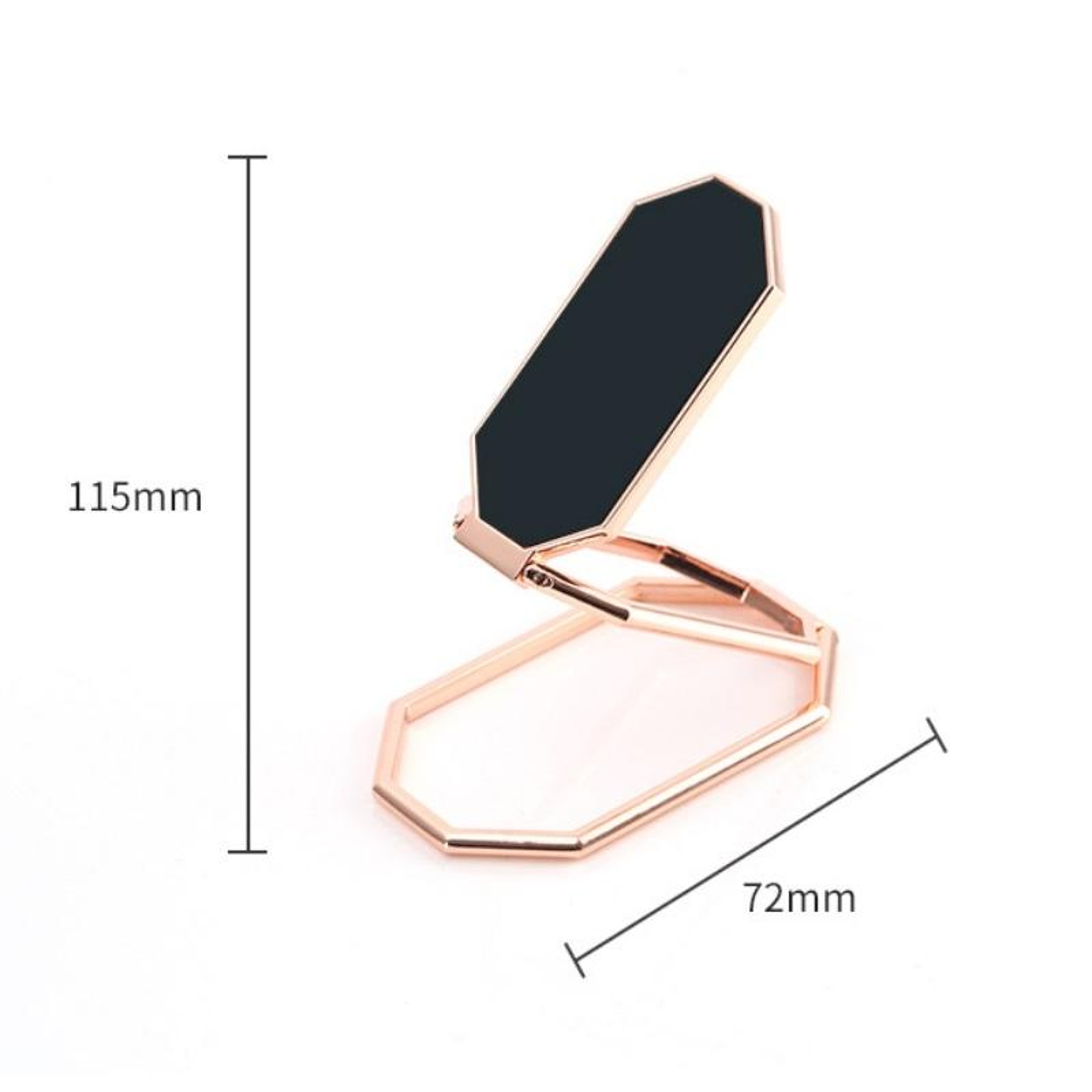 360 Degree Phone Ring Holder Magnetic Phone Grip Kickstand For Car Mount Zinc Alloy 2