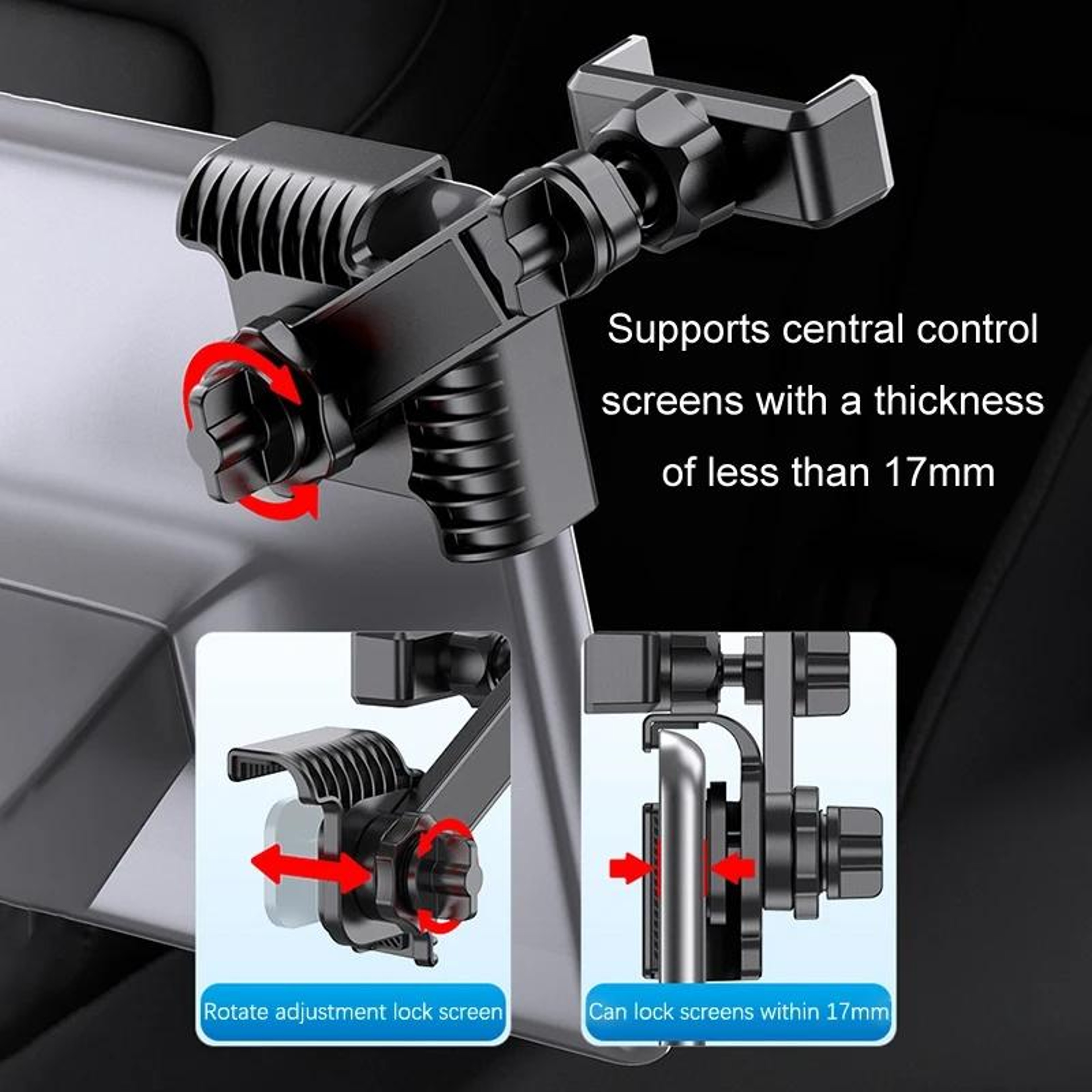 Car Phone Holder 360° Dashboard Phone Mount for Navigation Screen – view 9