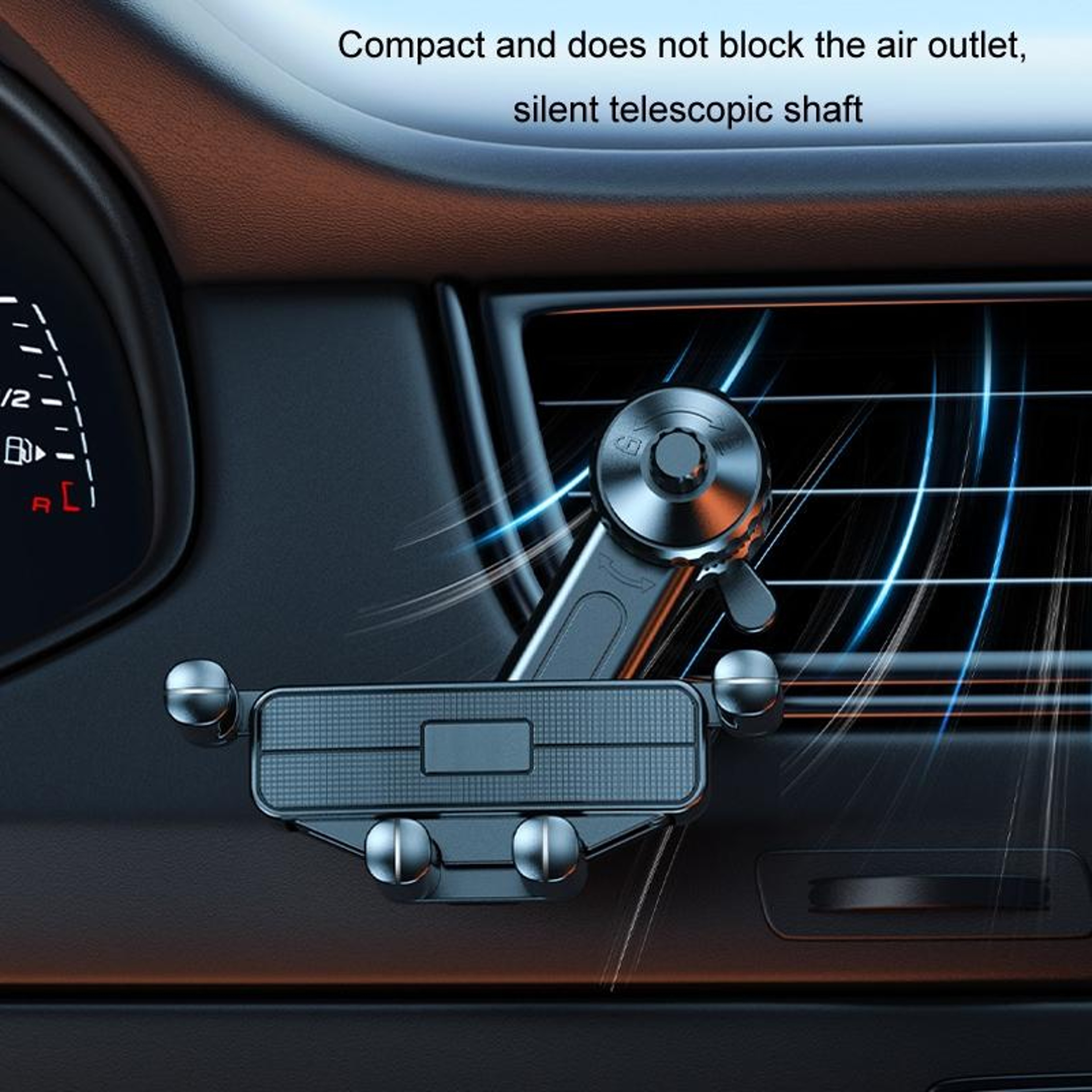 Gravity Lock Car Phone Holder Air Vent Mount For Secure Hands Free Navigation 4