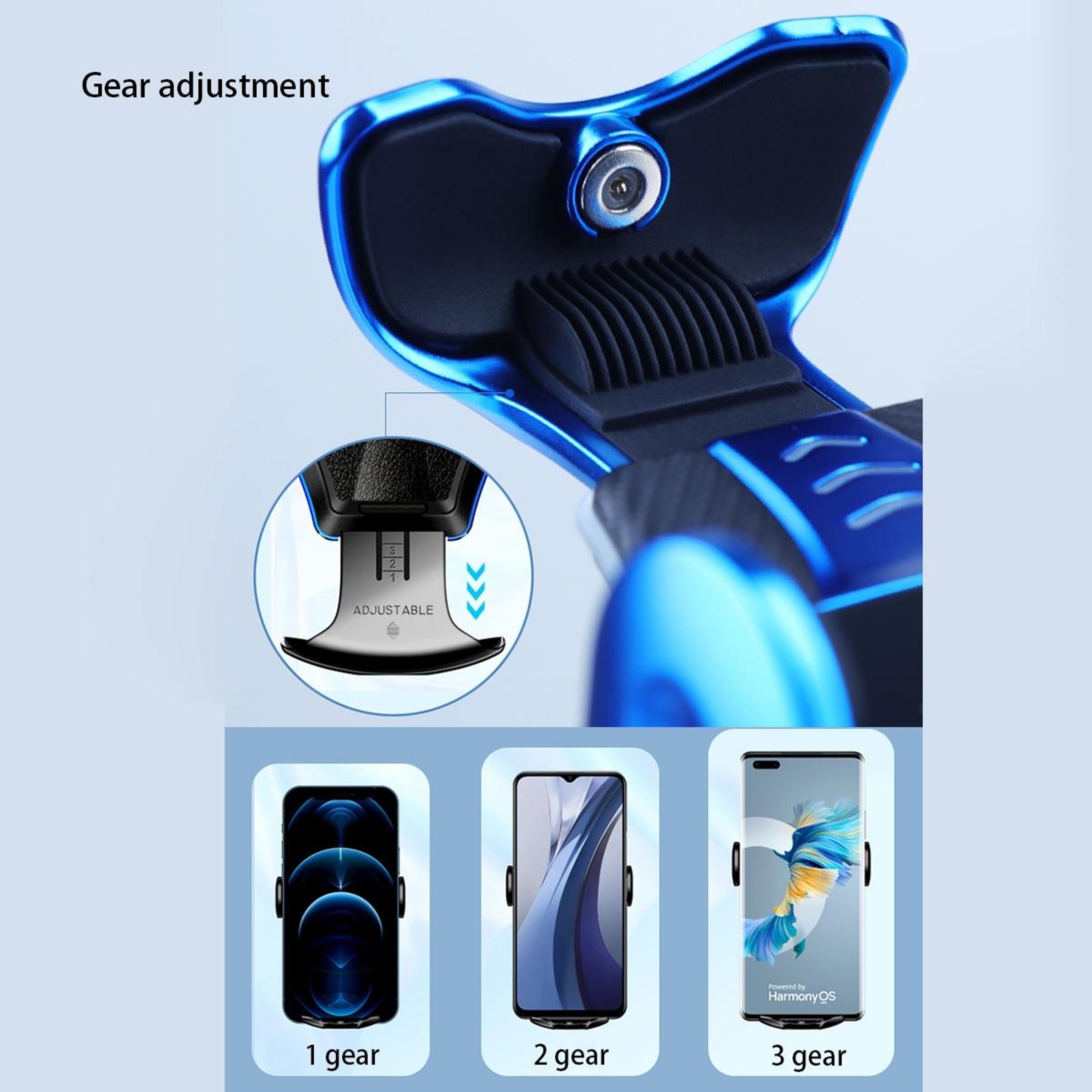 Wireless Car Charger Gravity Phone Holder Qi Car Vent Phone Mount 4
