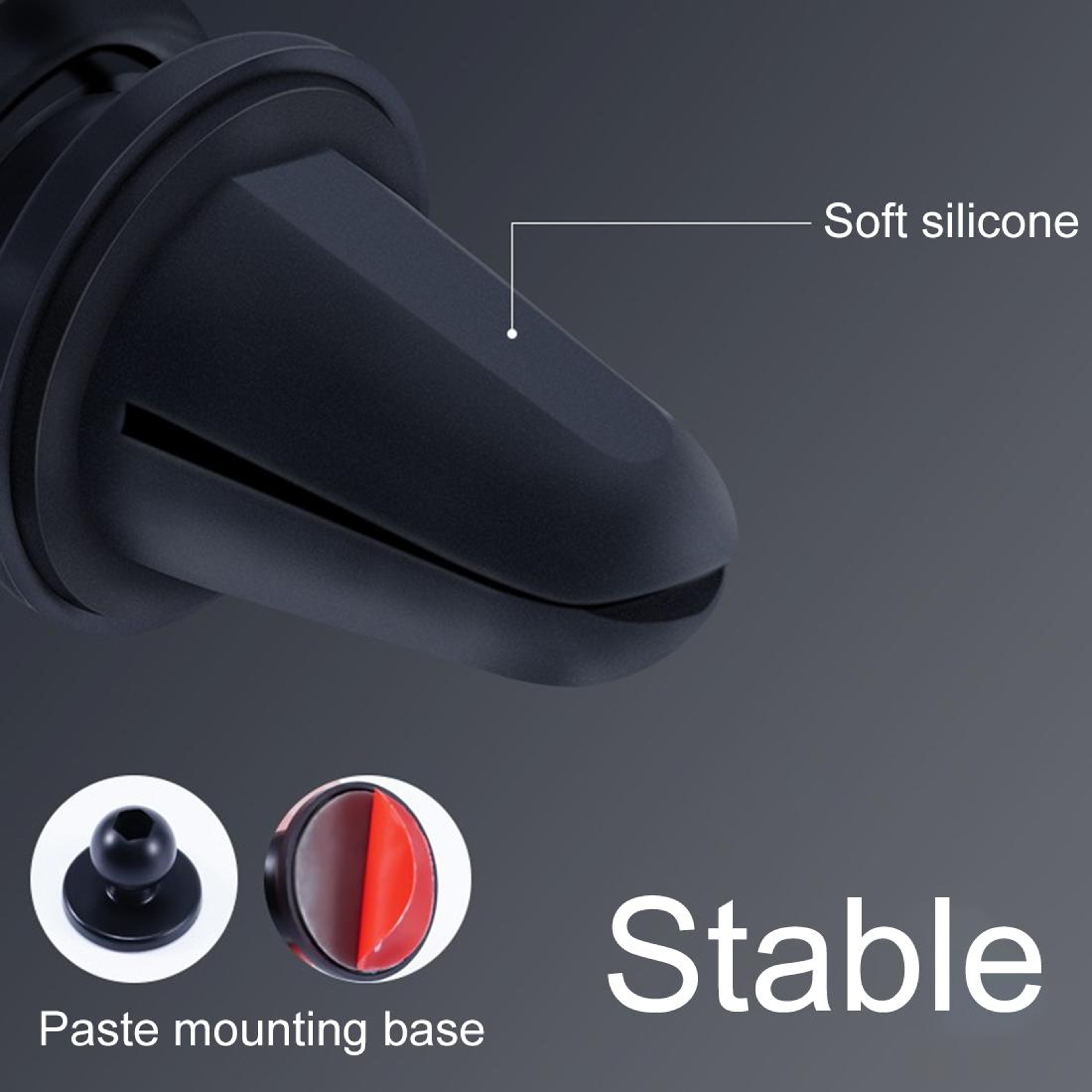Universal Car Phone Holder Air Vent Mount With Secure Grip For Smartphones 10