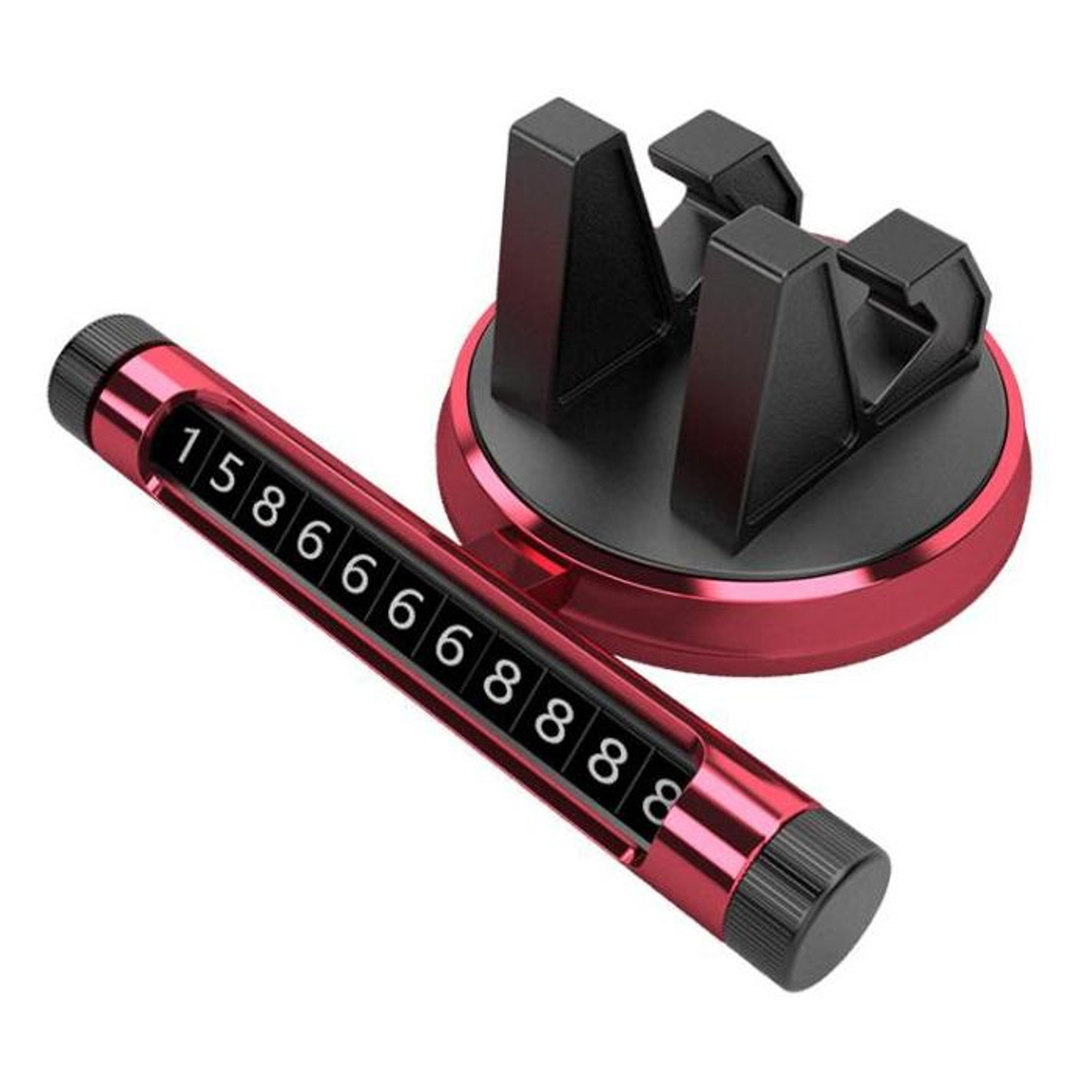 360 Degree Car Phone Holder Dashboard Mount With Temporary Parking Card 14