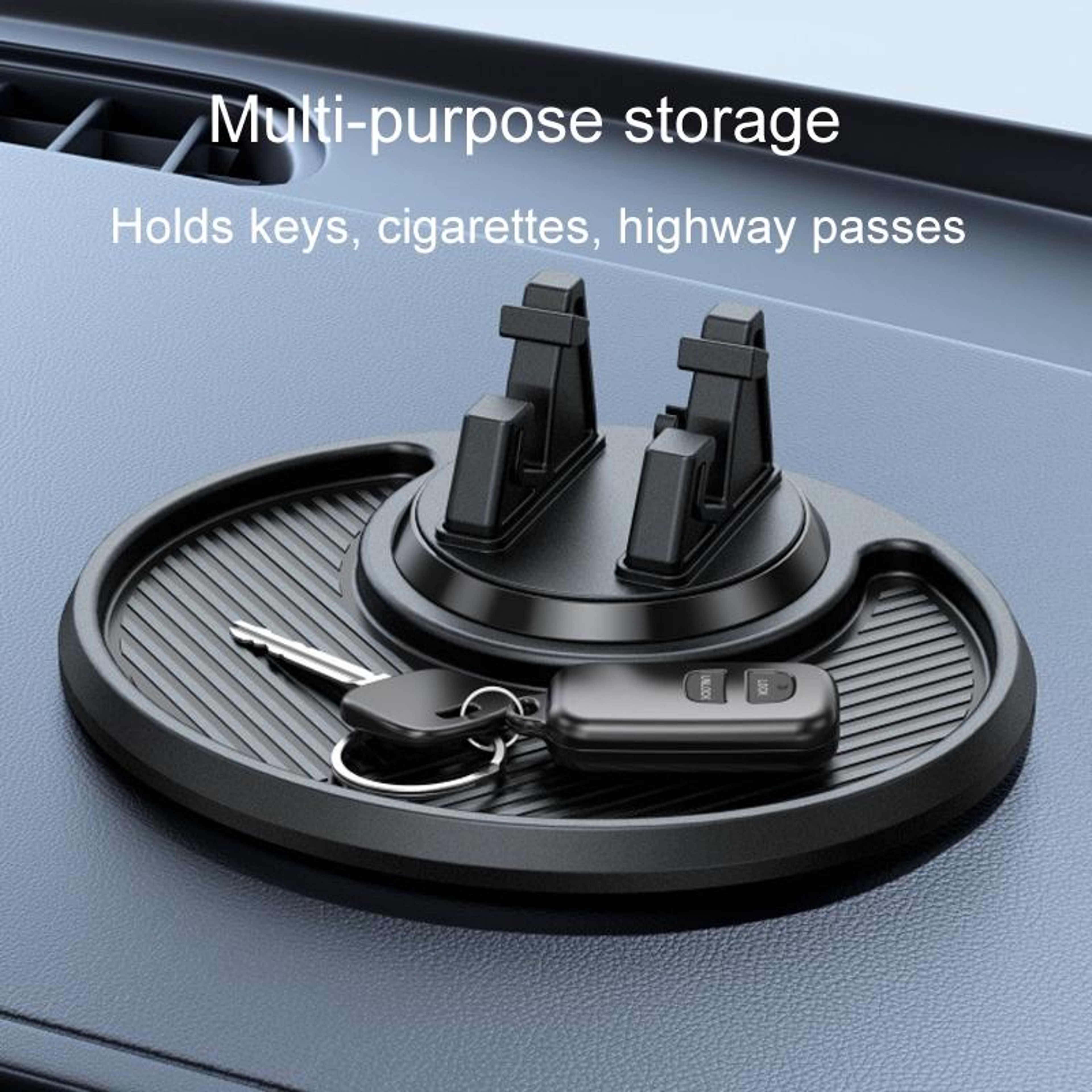 360 Rotating Car Dashboard Phone Holder Non Slip Dashboard Phone Mount Universal Navigation Stand 7