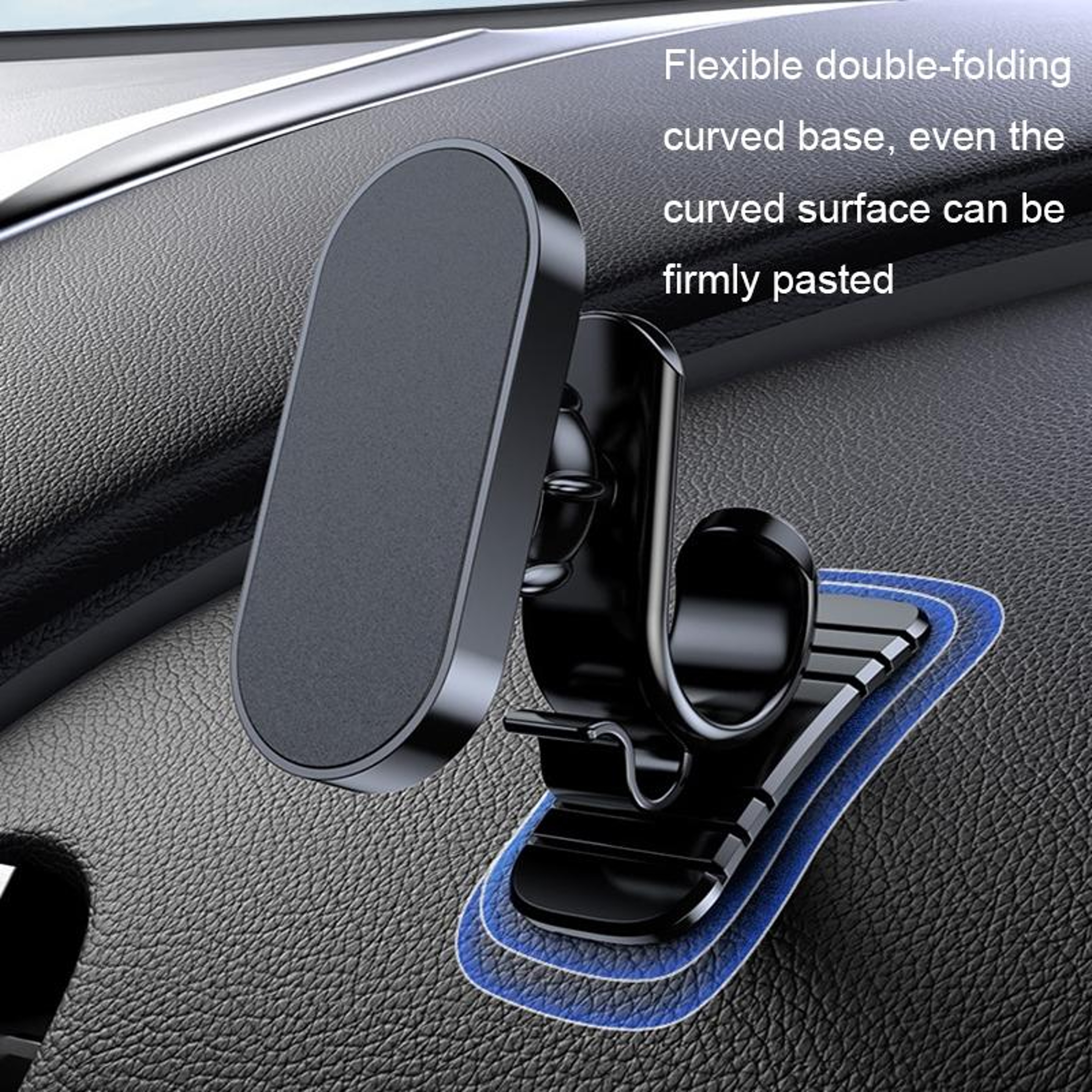 360 Rotating Magnetic Car Phone Holder Adjustable Dashboard Windshield Phone Mount 4