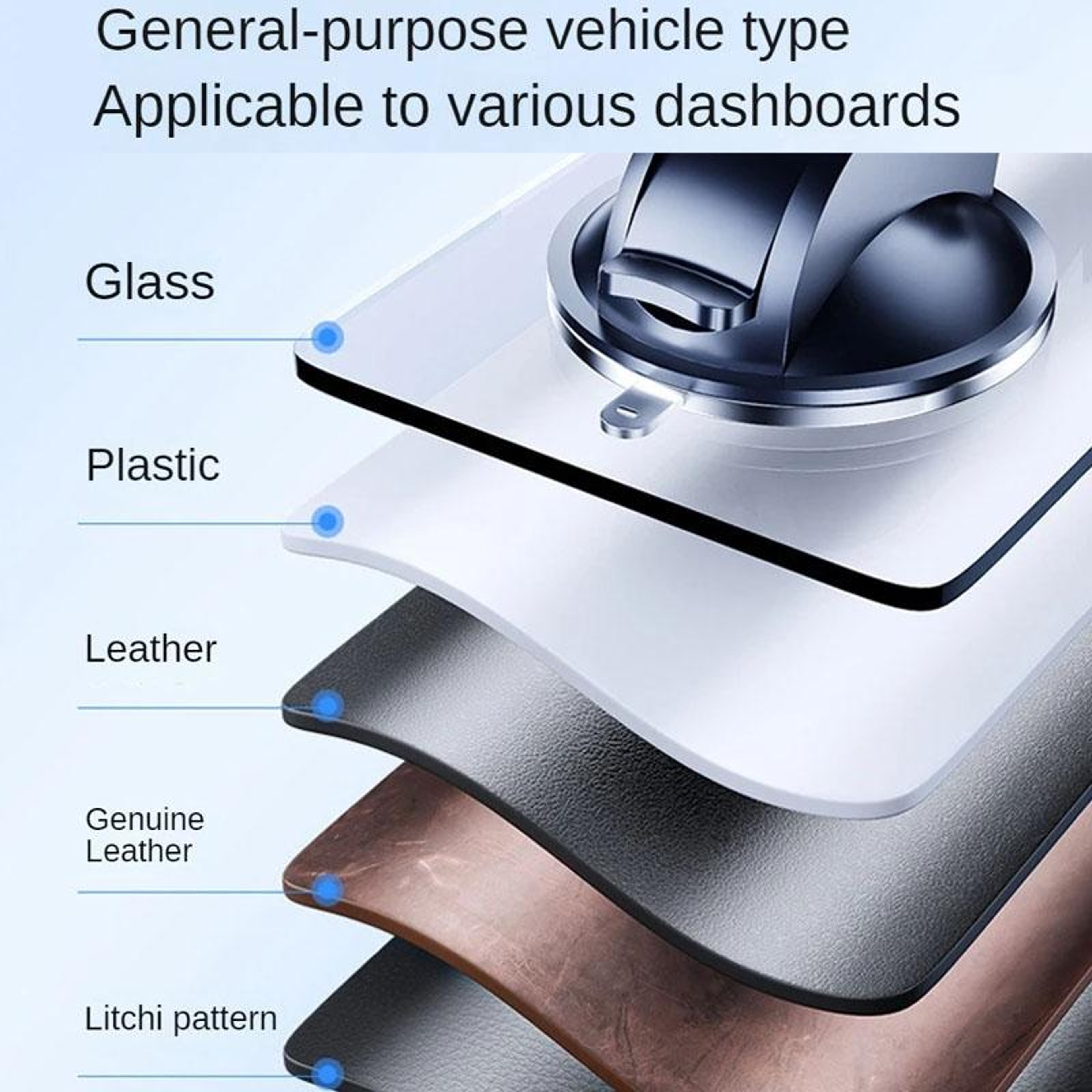 Gravity Auto Lock Car Phone Mount Dashboard Windshield Air Vent Holder 8