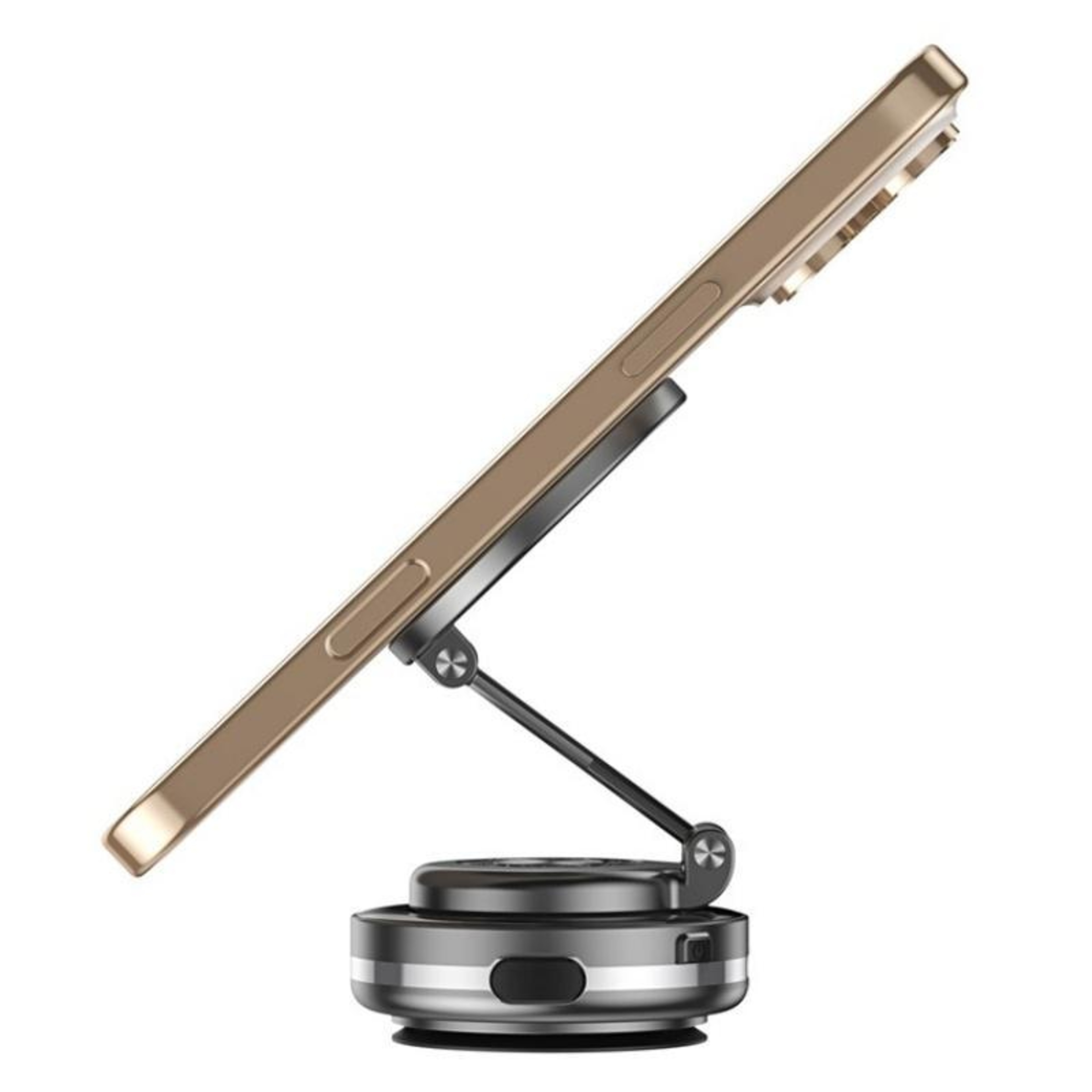 Adjustable Magnetic Car Phone Holder With Vacuum Suction 360 Rotating Folding Dashboard Mount 1