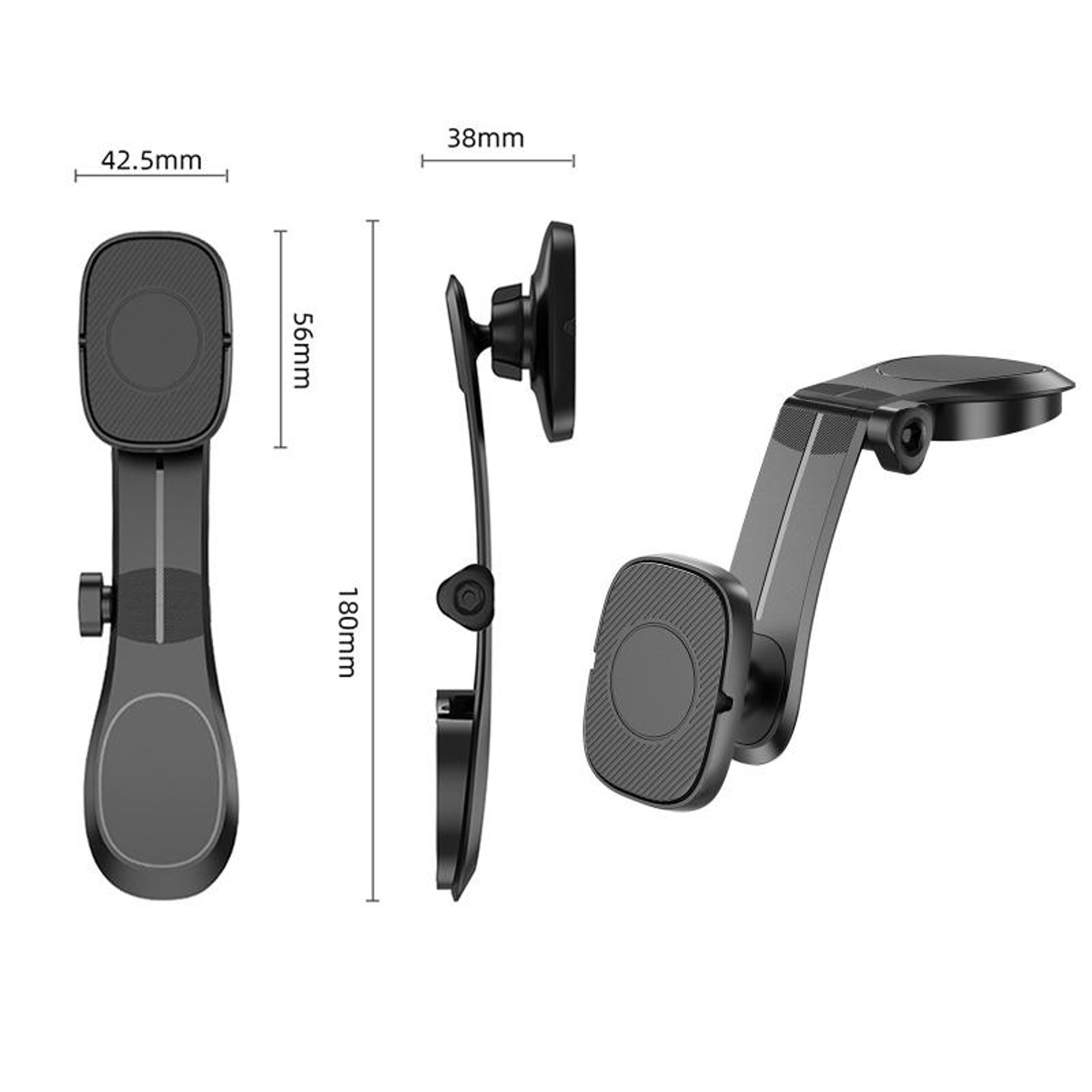 Multi Angle Magnetic Car Phone Holder Adjustable Dashboard Mount For 47 To 7 Inch Smartphones 1