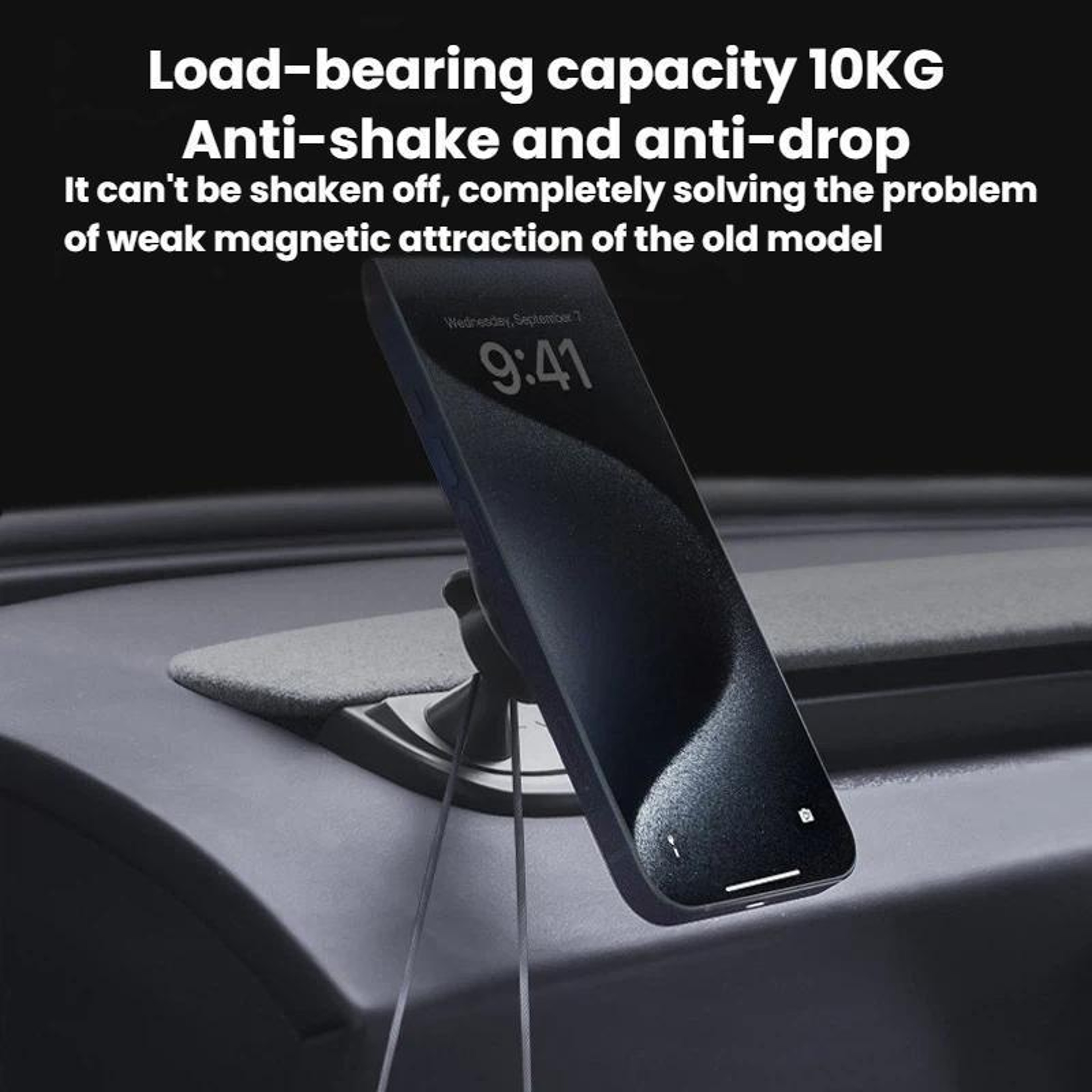 Tesla Model Y Juniper Model 3 Highland Magnetic Dashboard Phone Holder With 360 Rotation 7