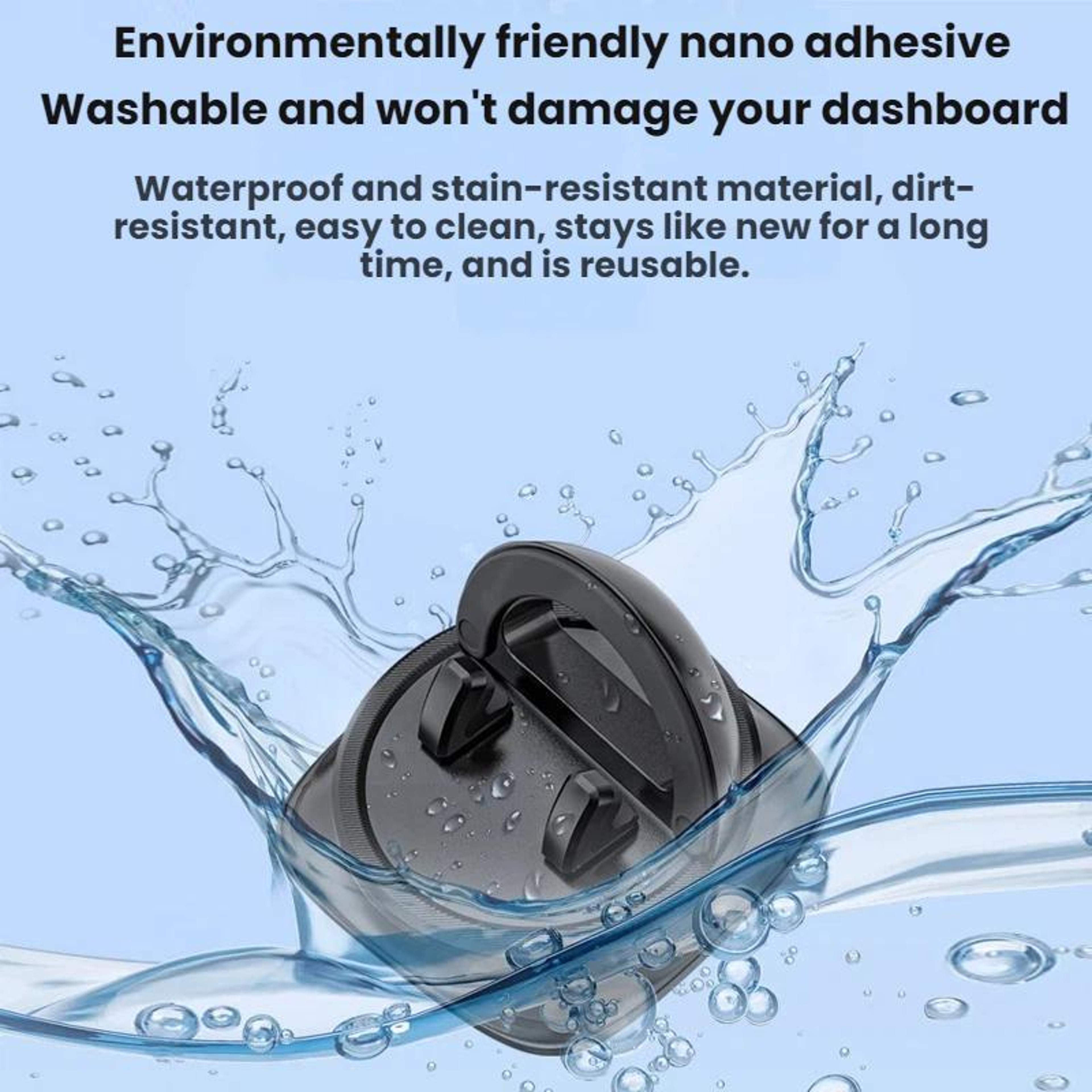 Universal Car Phone Holder Dashboard Phone Mount With 360 Degree Rotation And Anti Slip Grip 2