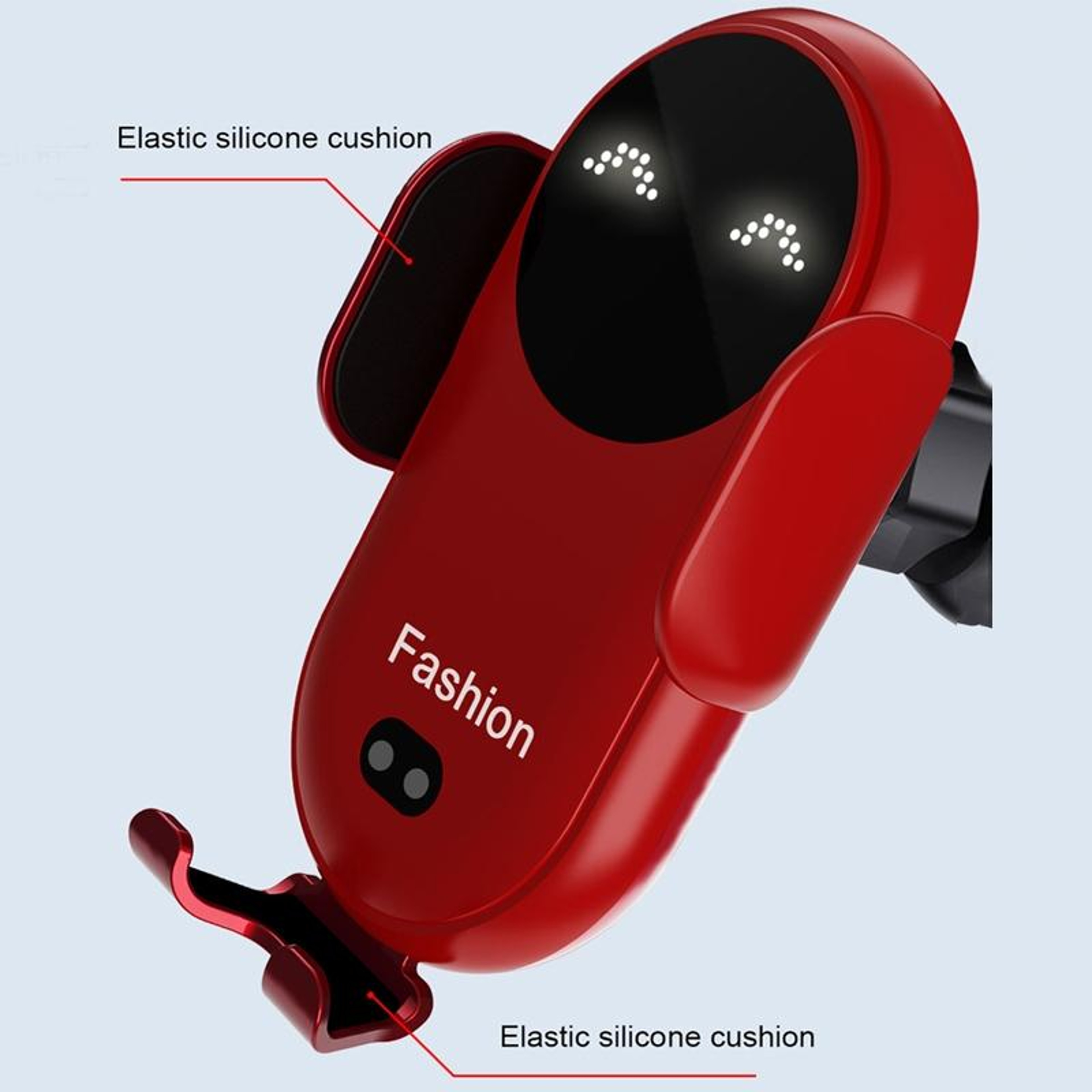 S11 Wireless Car Charger Smart Infrared Sensor Auto Clamping Fast Charging Phone Mount 3