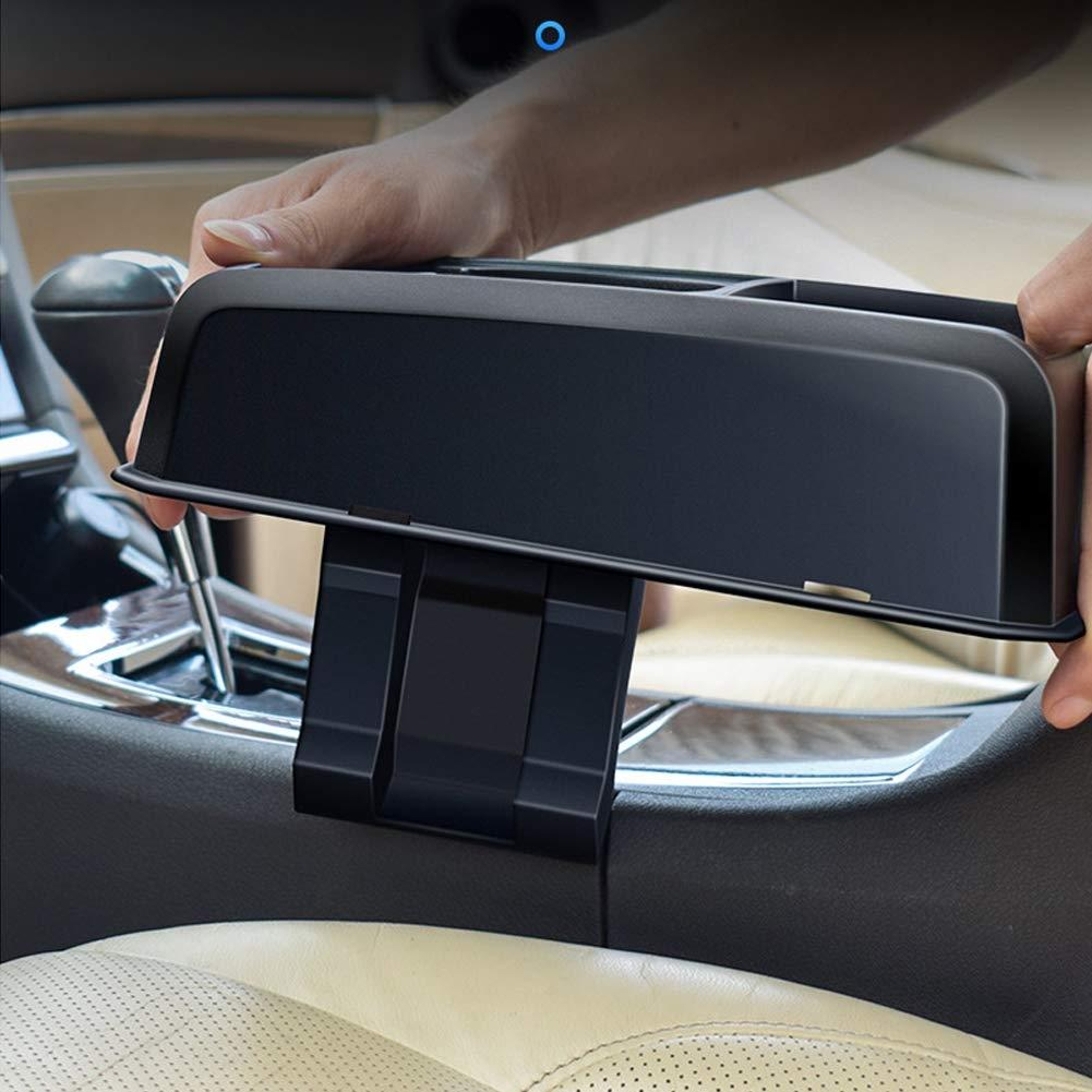 Universal Car Seat Gap Organizer With Car Cup Holder And Car Seat Storage Box 3