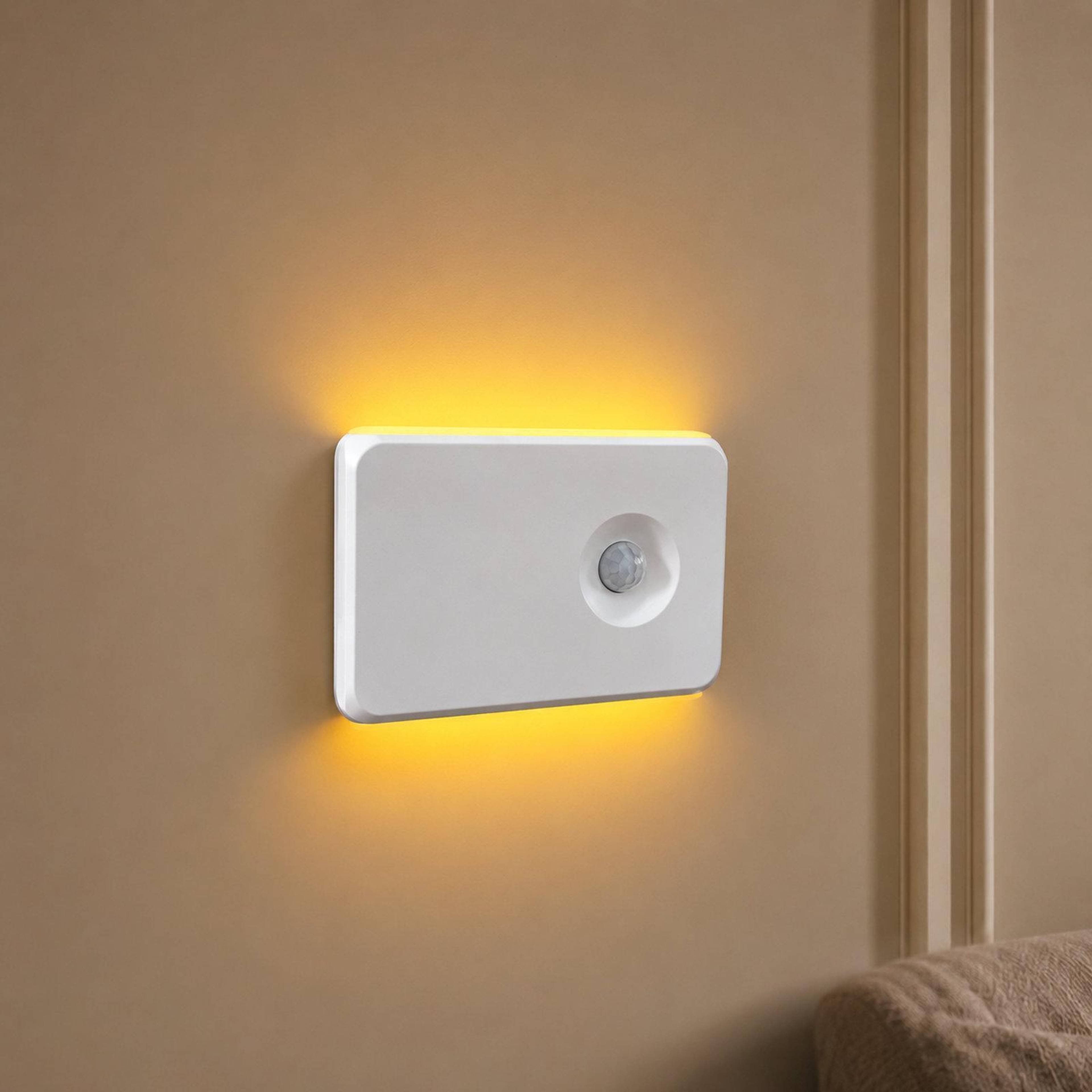 Rechargeable Motion Sensor Night Light Magnetic LED Wall Sconce For Hallway Bedroom And Stairs 0