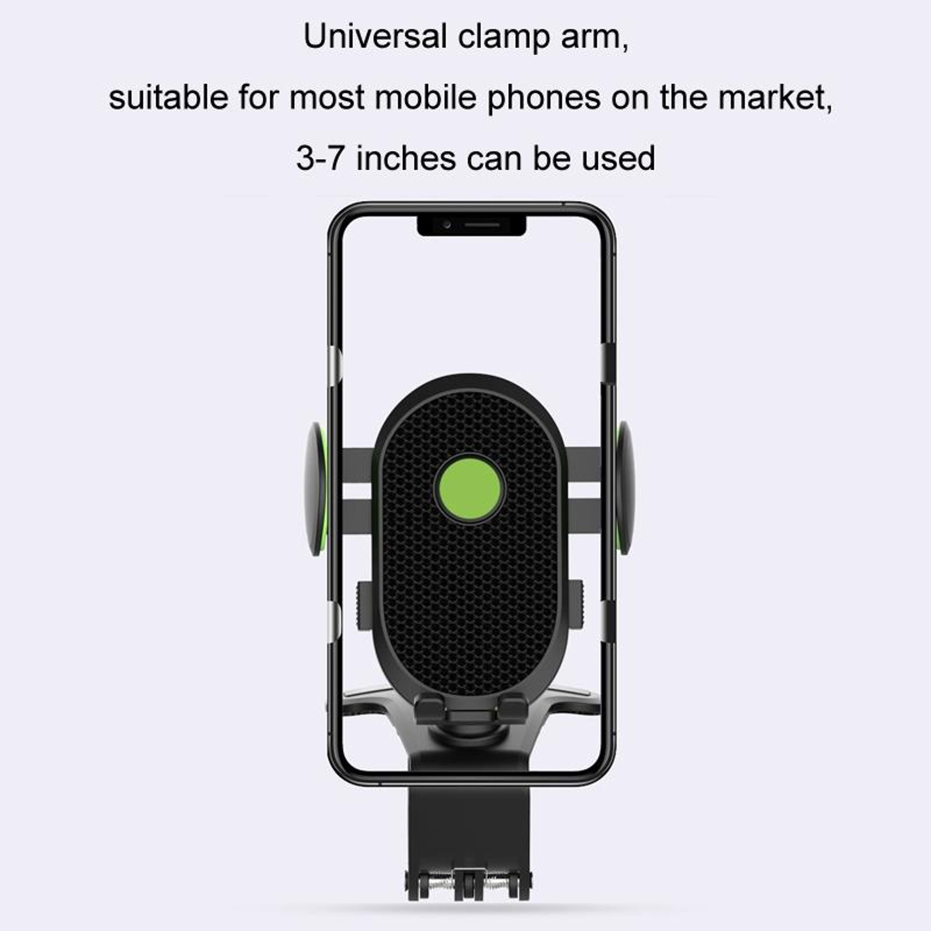 360 Rotating Car Phone Mount Dashboard Navigation Holder With One Touch Clamp 5
