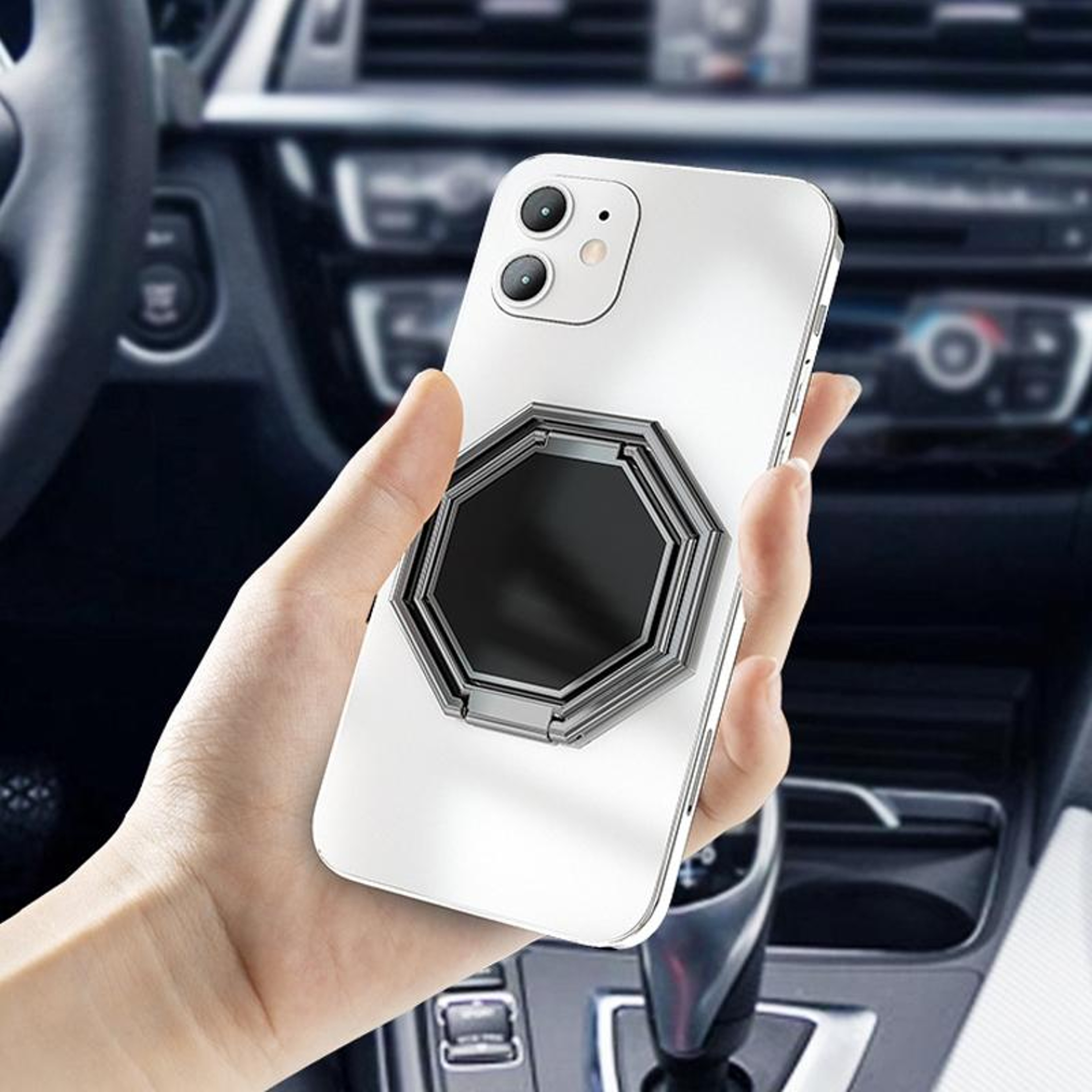 Magnetic Phone Ring Holder Adjustable Magnetic Phone Stand For Phones And Tablets 4