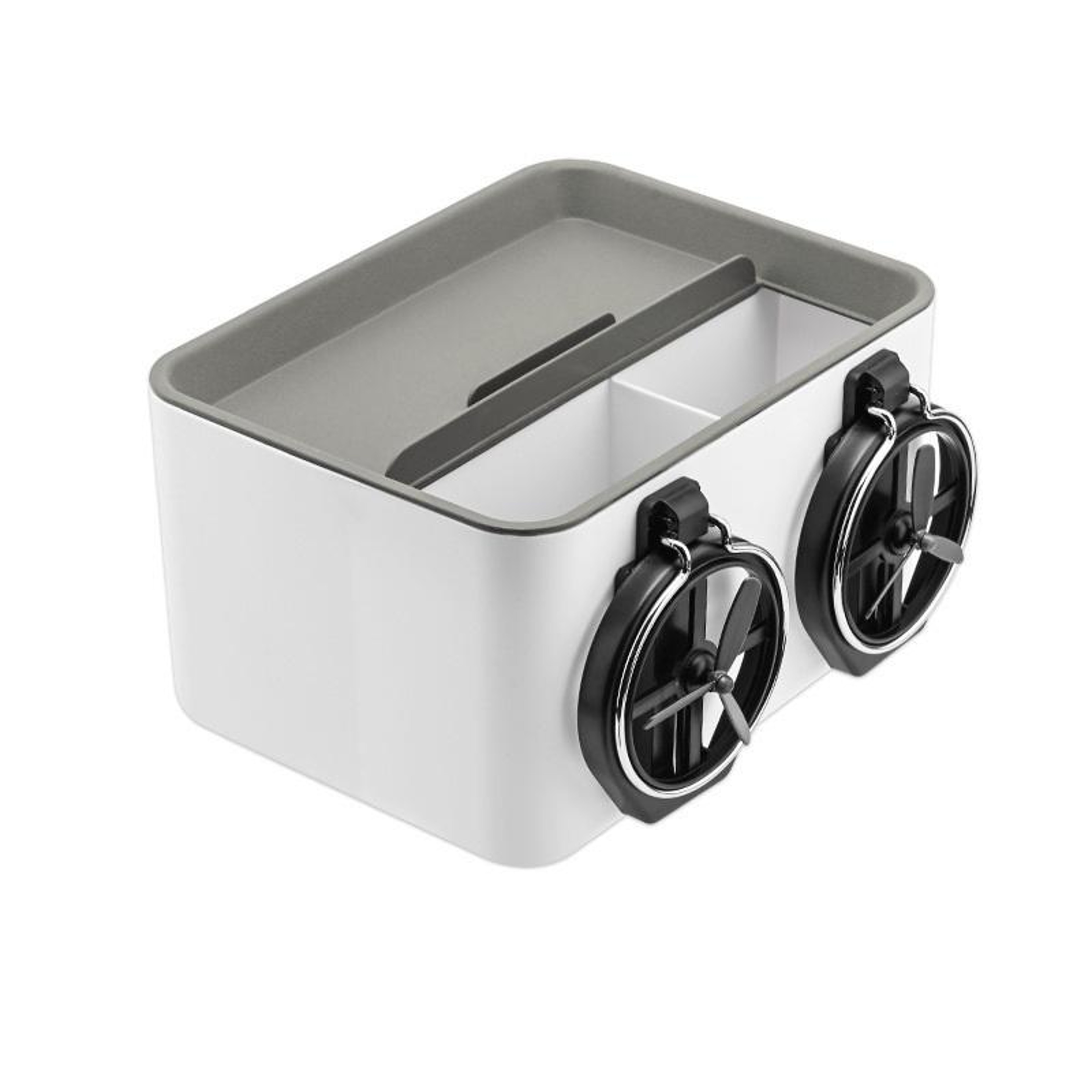 Universal Car Armrest Organizer With Foldable Cup Holders Car Storage Box And Tissue Holder 9