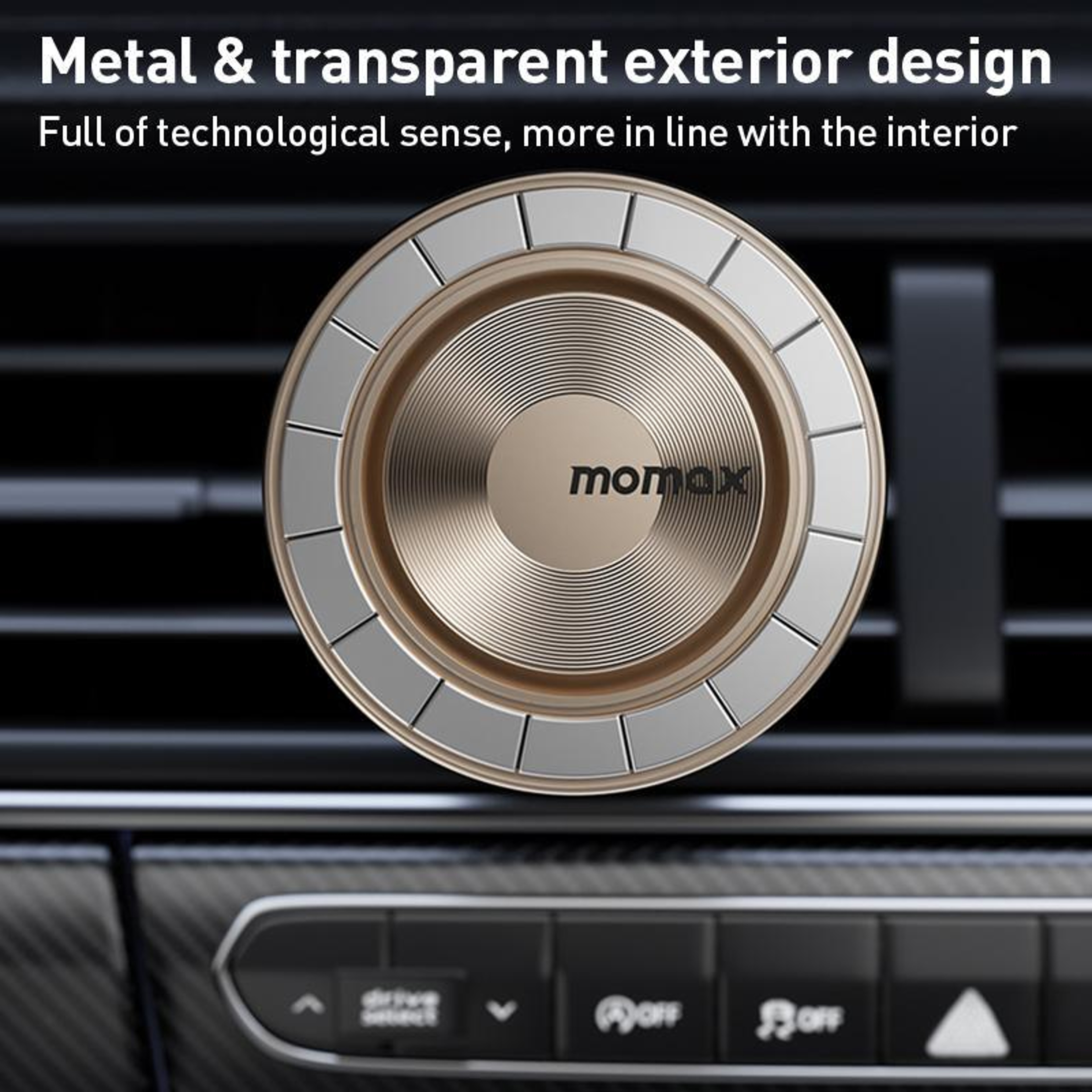 CM35 Magnetic Car Phone Holder With Hidden Car Aromatherapy Holder And 360 Degree Vent Mount 3