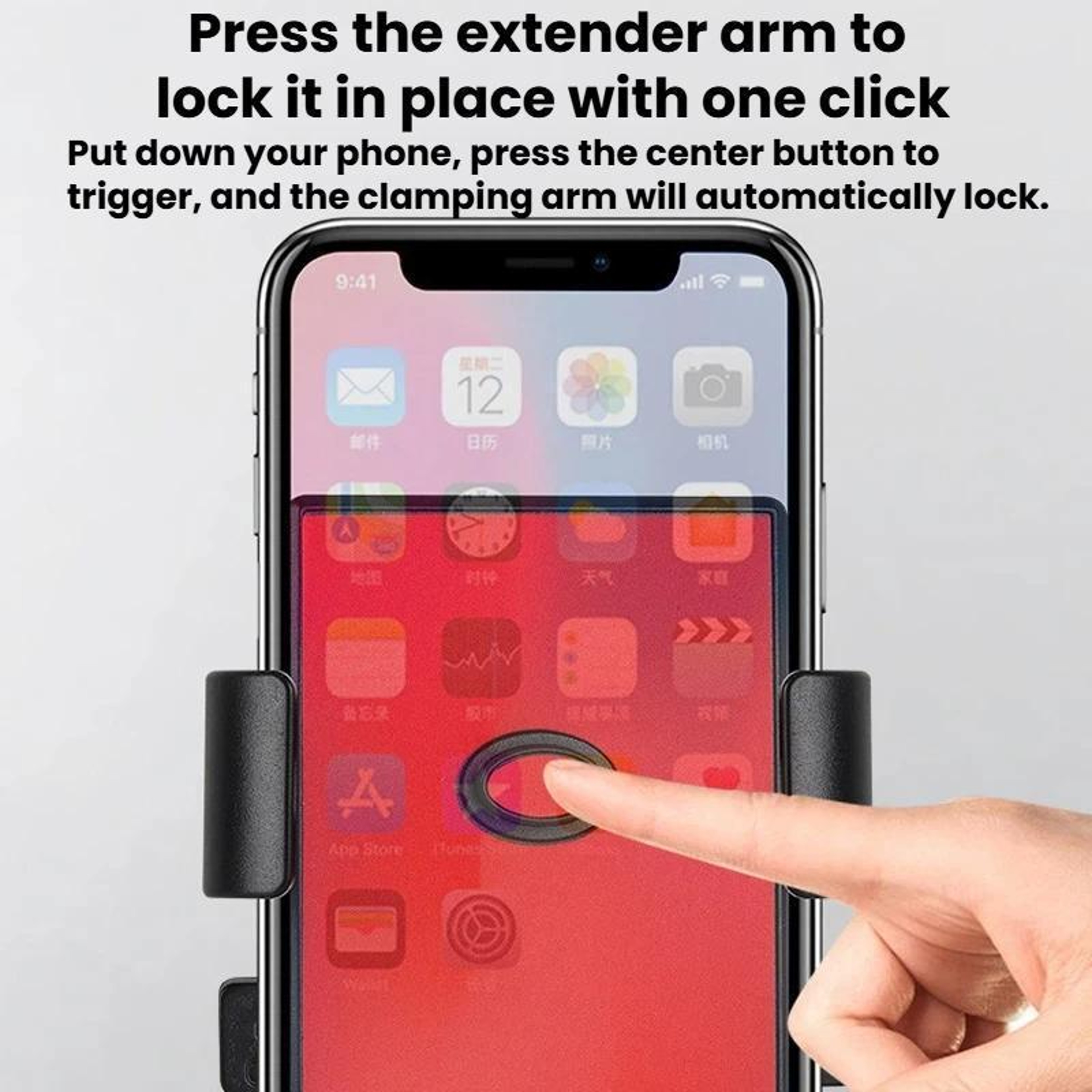 Anti Shake Truck Phone Holder Handlebar Car Phone Mount For Secure Navigation 4