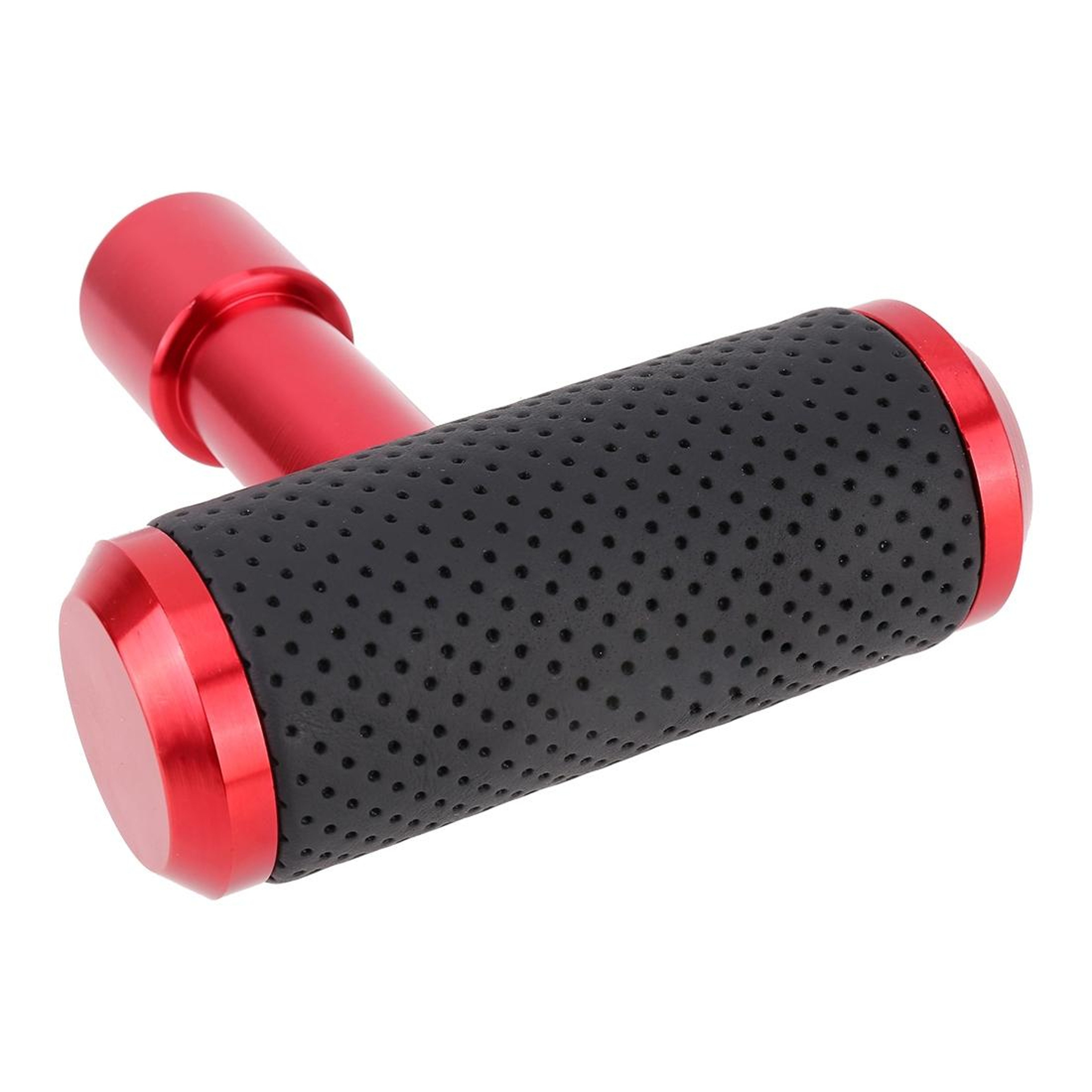 Universal Car Gear Shift Knob T Handle Metal Leather Manual Shifter Knob 2