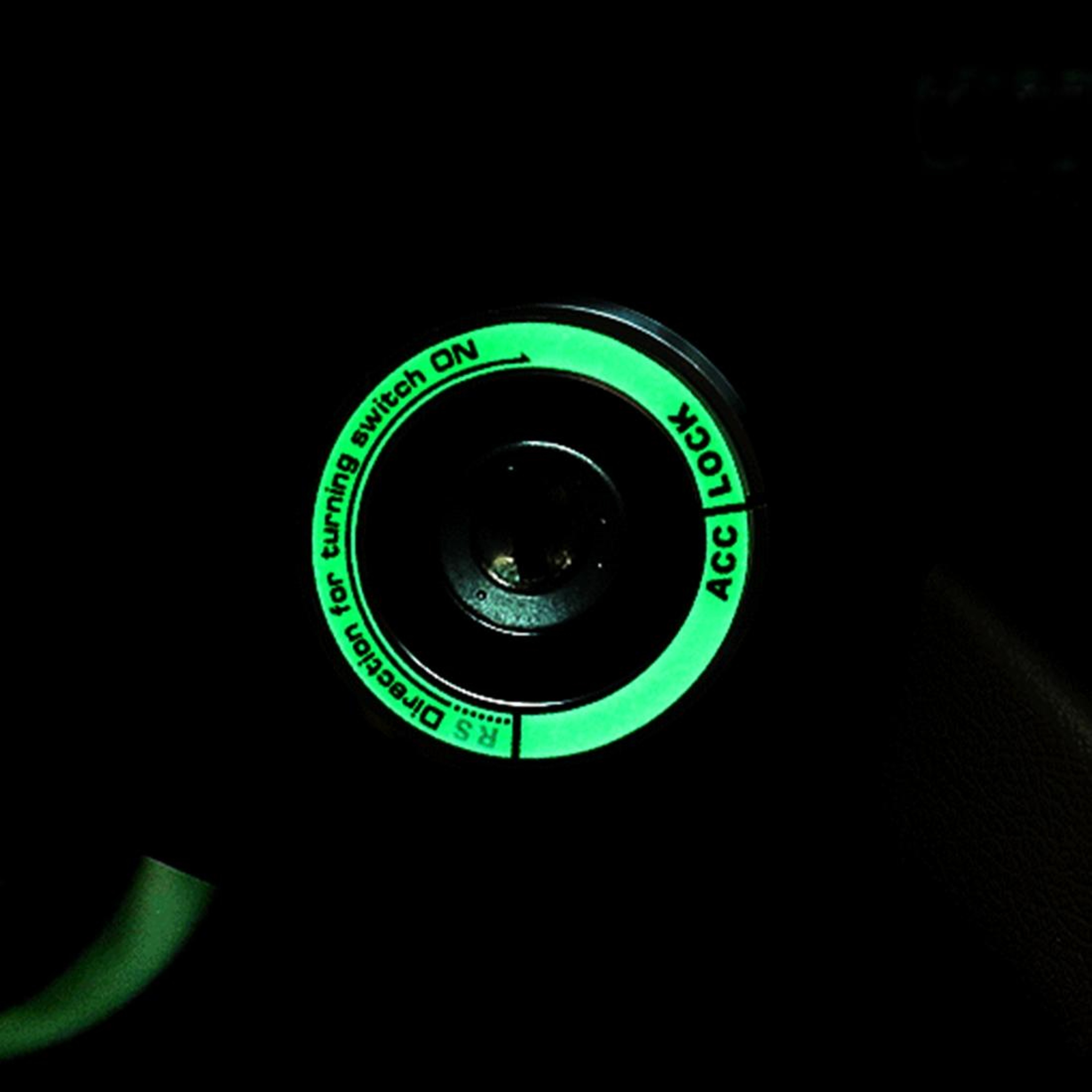 Car Ignition Ring Aluminum Engine Start Button Trim For Audi And Volkswagen Night Luminous Decor 0