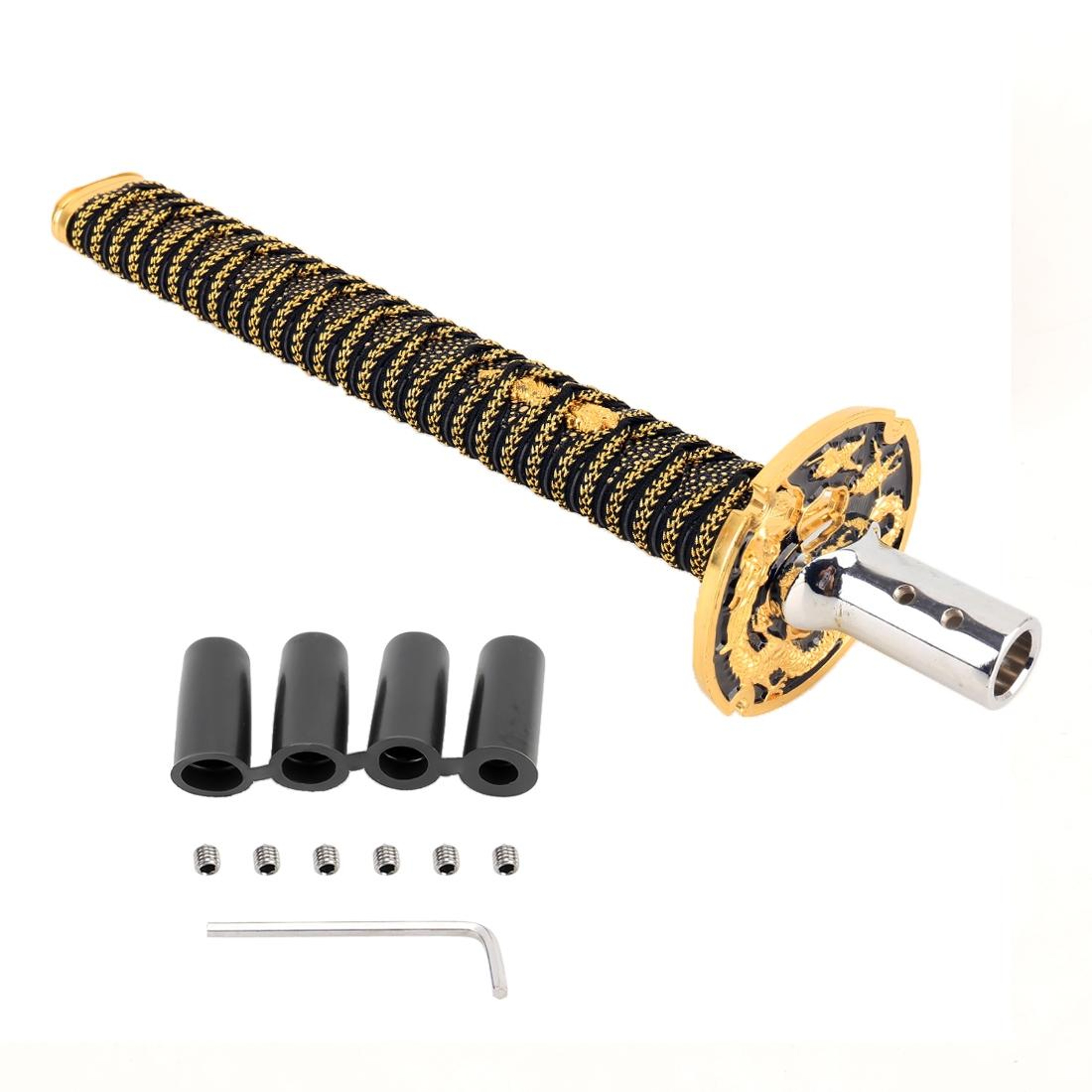 Universal Samurai Gear Shift Knob Metal Car Gear Shifter For Manual And Automatic Vehicles 4