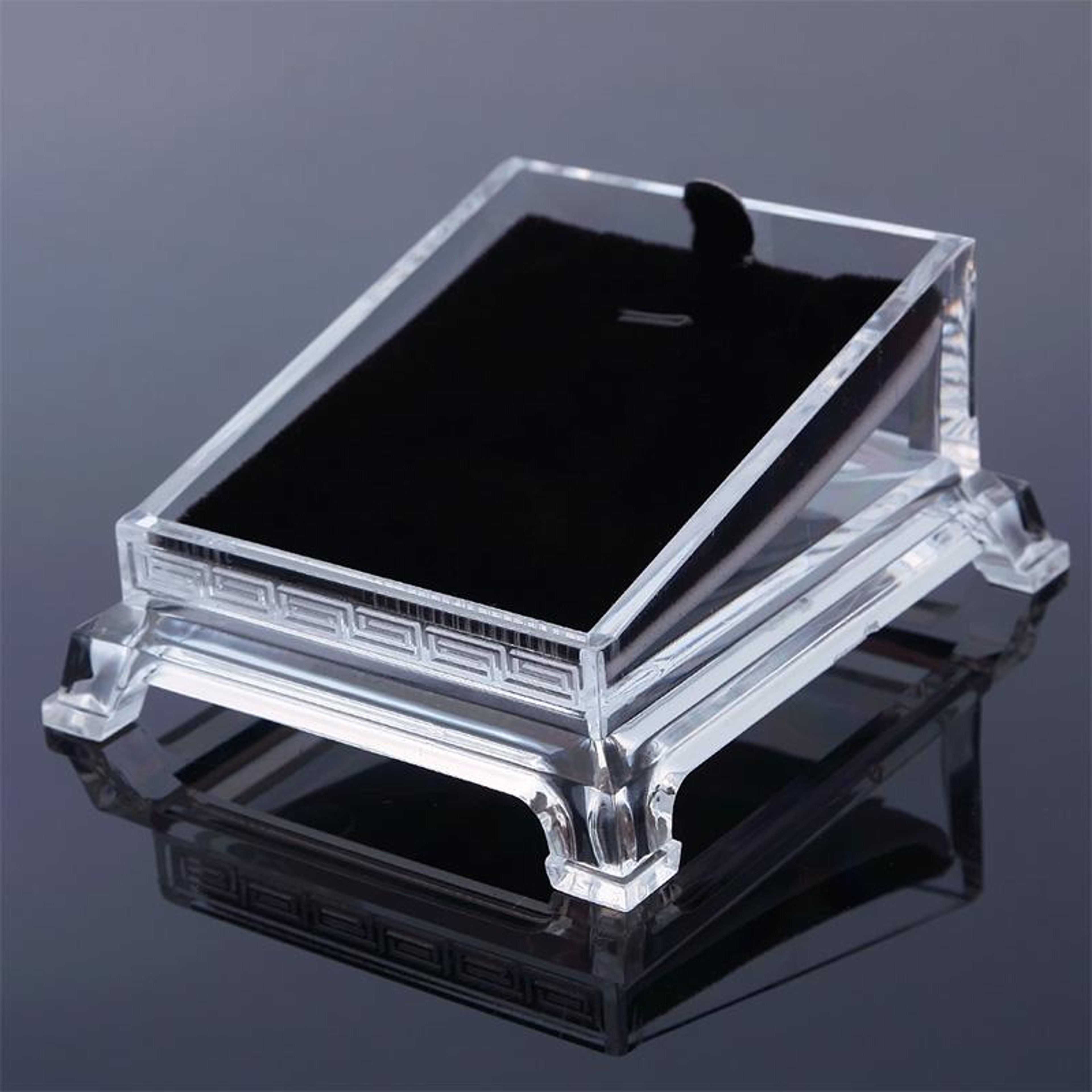 Transparent Acrylic Jewelry Display Bracelet Display Stand Watch Display Holder Tray – view 1