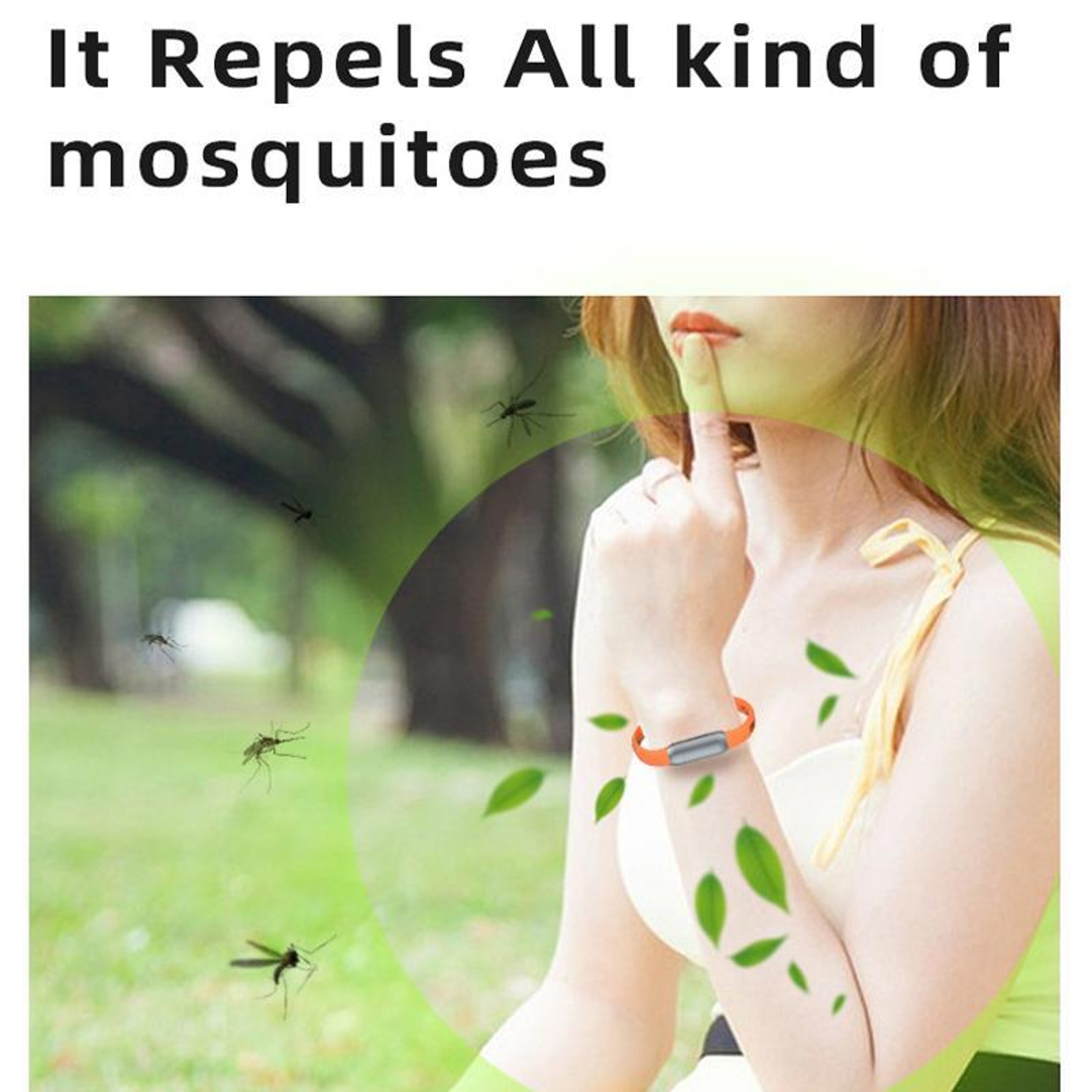 Natural Mosquito Repellent Bracelet Silicone Citronella Bracelet for Adults and Kids – view 5