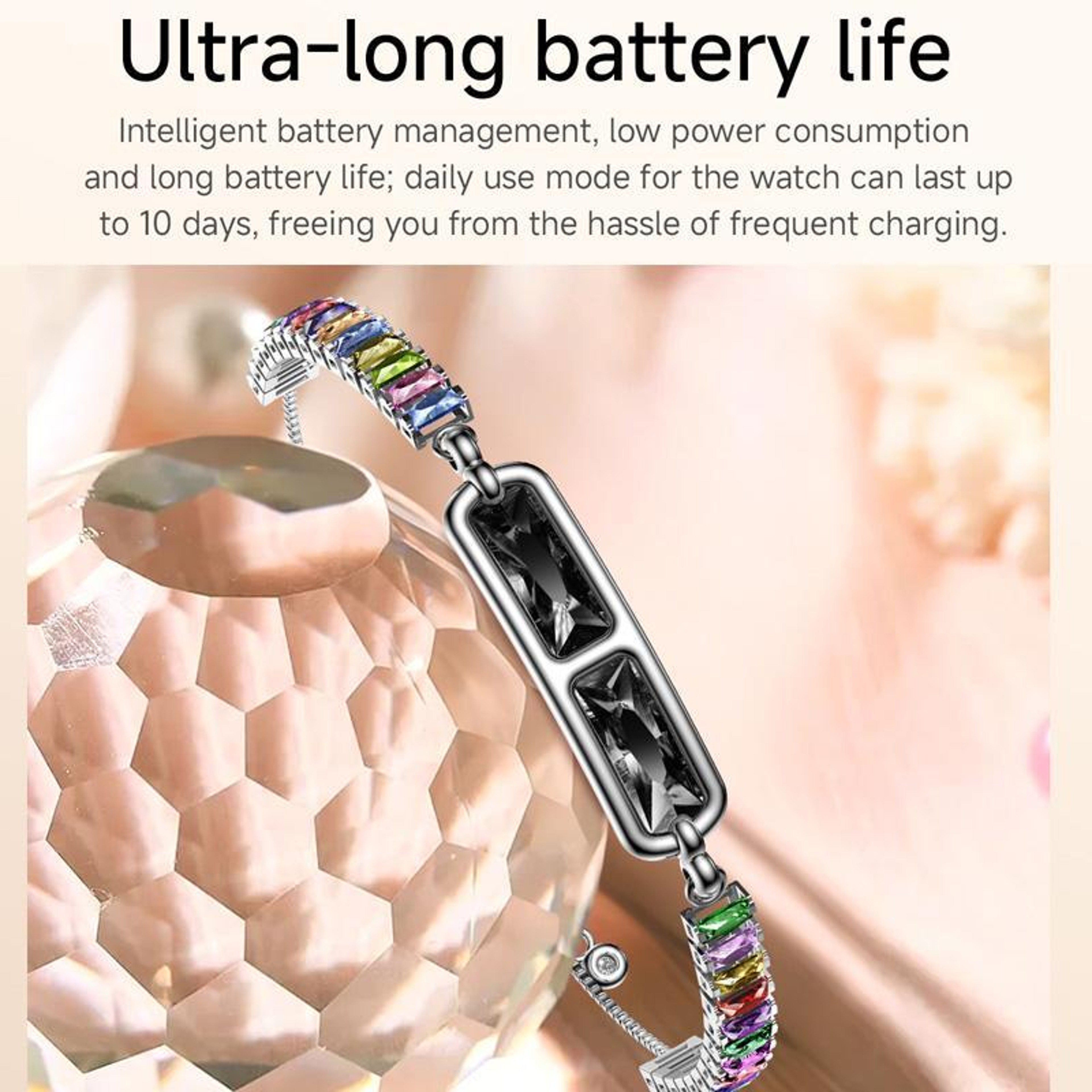 Smart Fitness Bracelet with Heart Rate Monitor Sleep Tracker and Pedometer for Men and Women – view 2