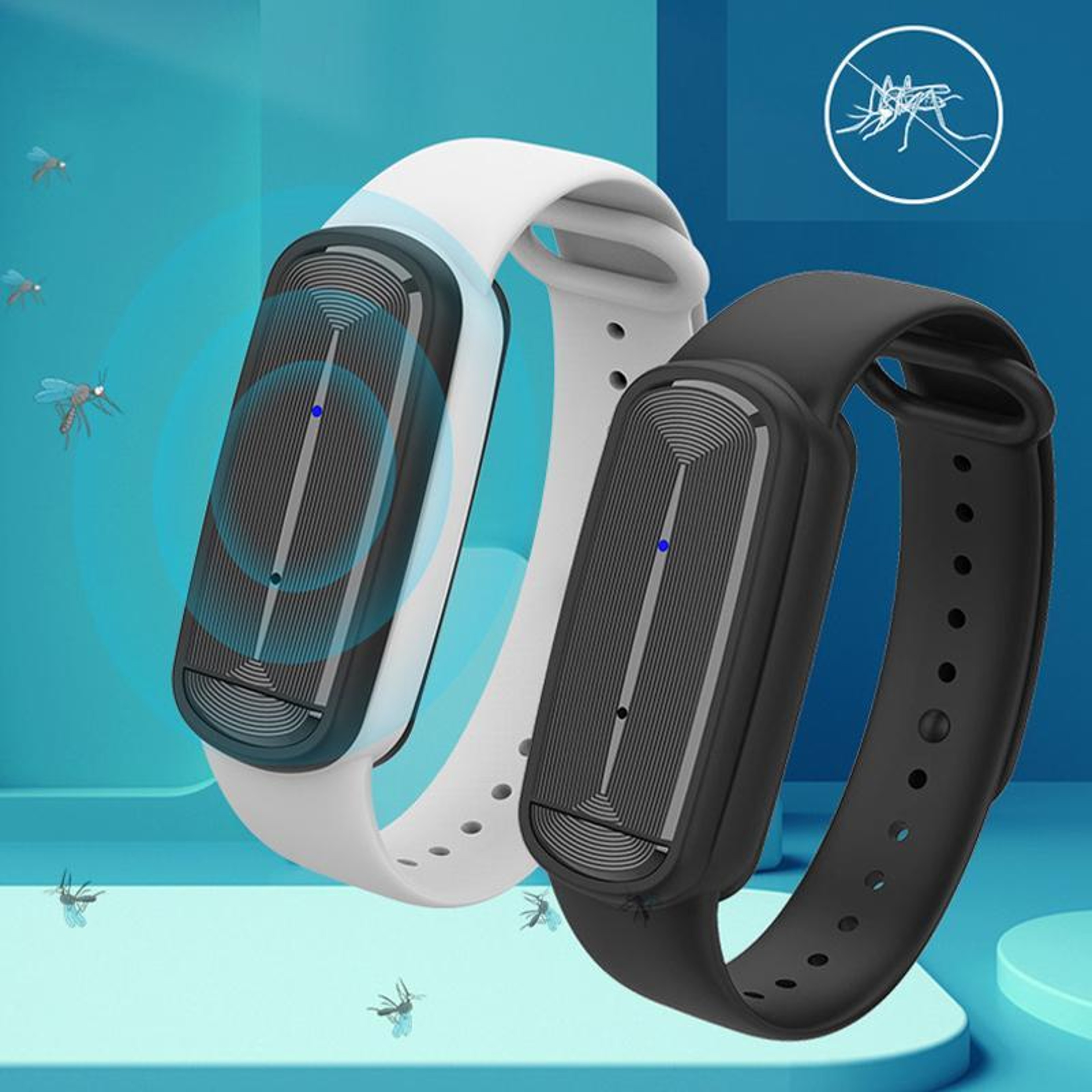 M90 Ultrasonic Mosquito Repellent Bracelet Rechargeable Electronic Wristband For Outdoor Protection 0