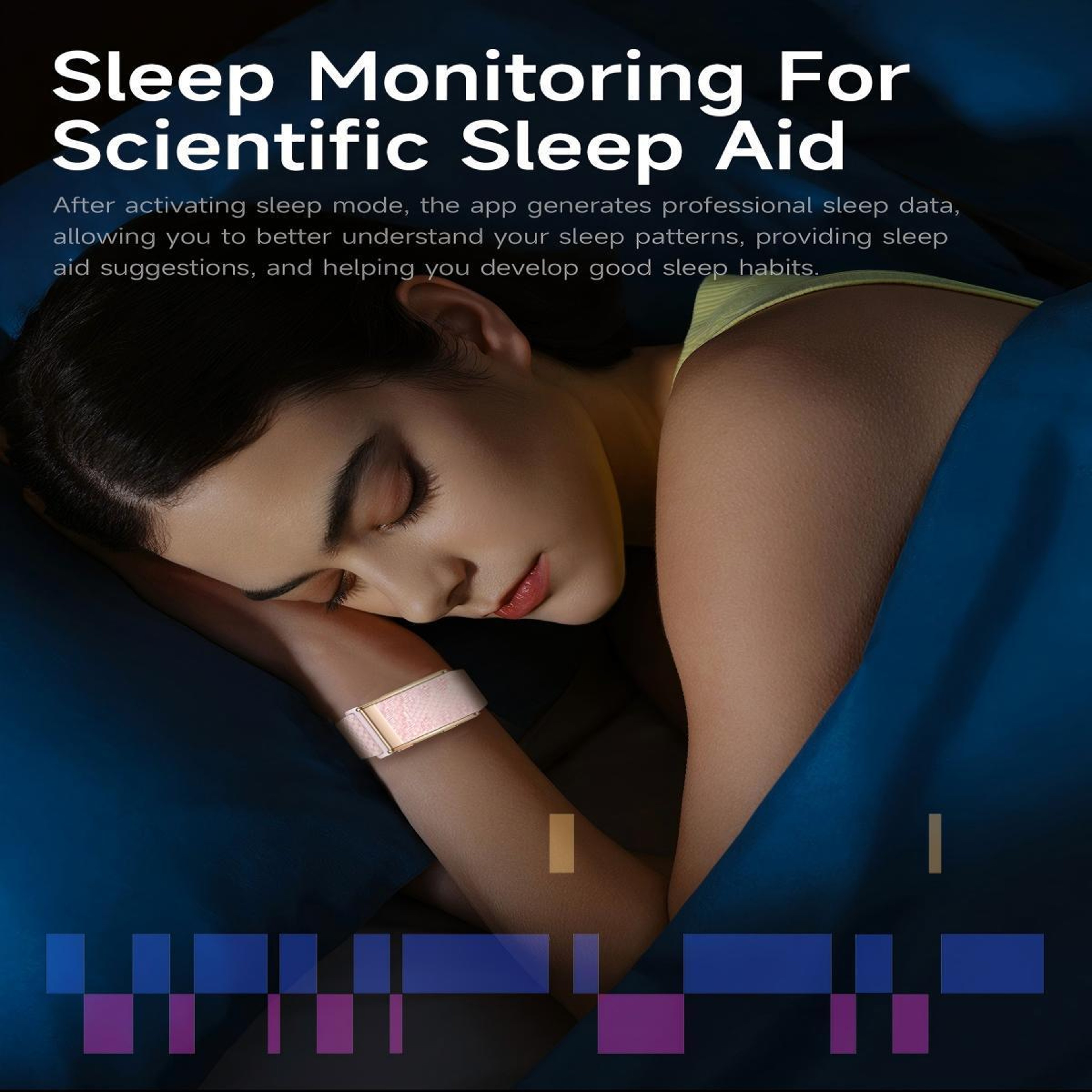 KR96 Pro Screenless Smart Bracelet With Health Monitoring Sports Fitness Band Bluetooth 53 7