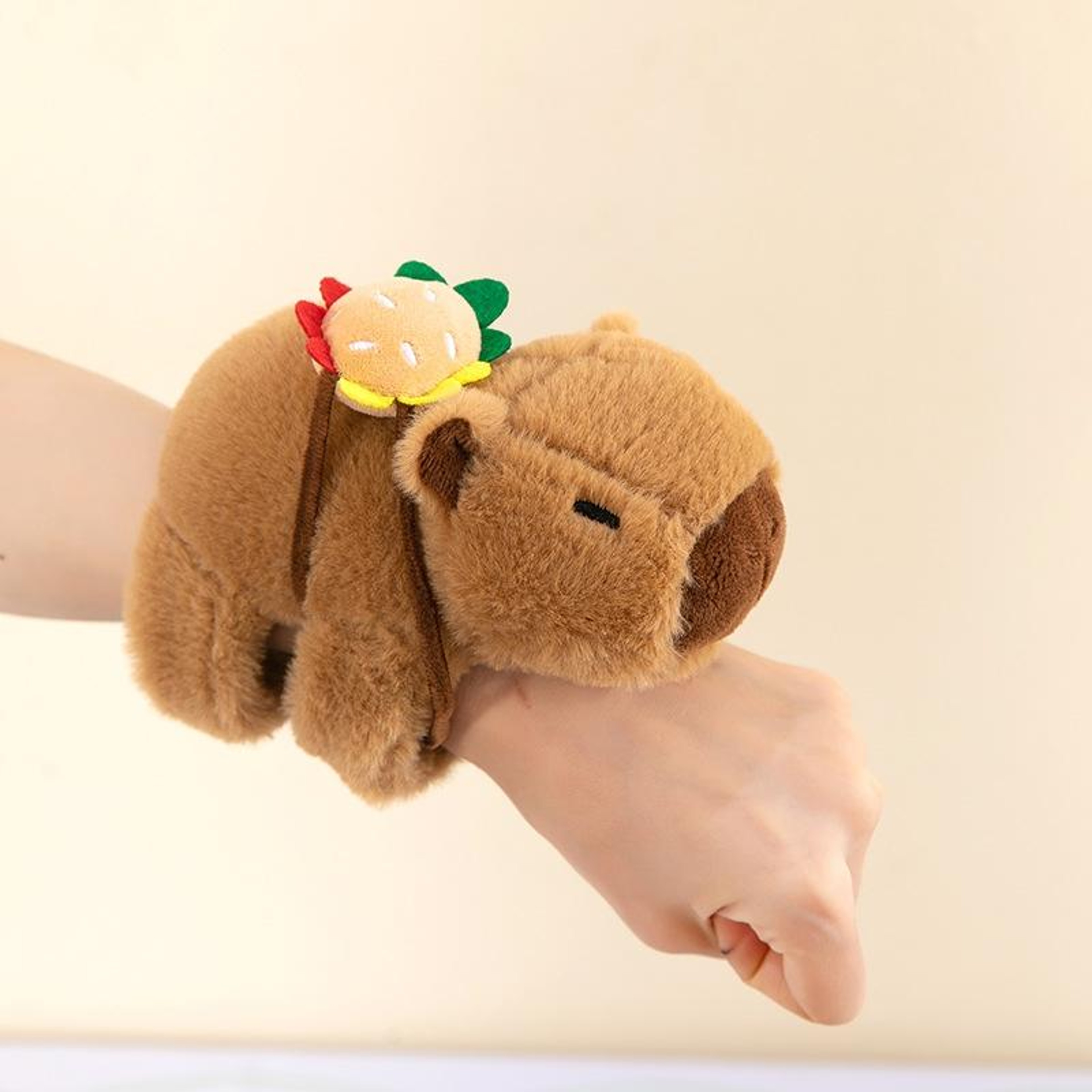Cute Dolphin Snap Bracelet Plush Bicycle Handle Accessory Wrist Band Toy – view 14