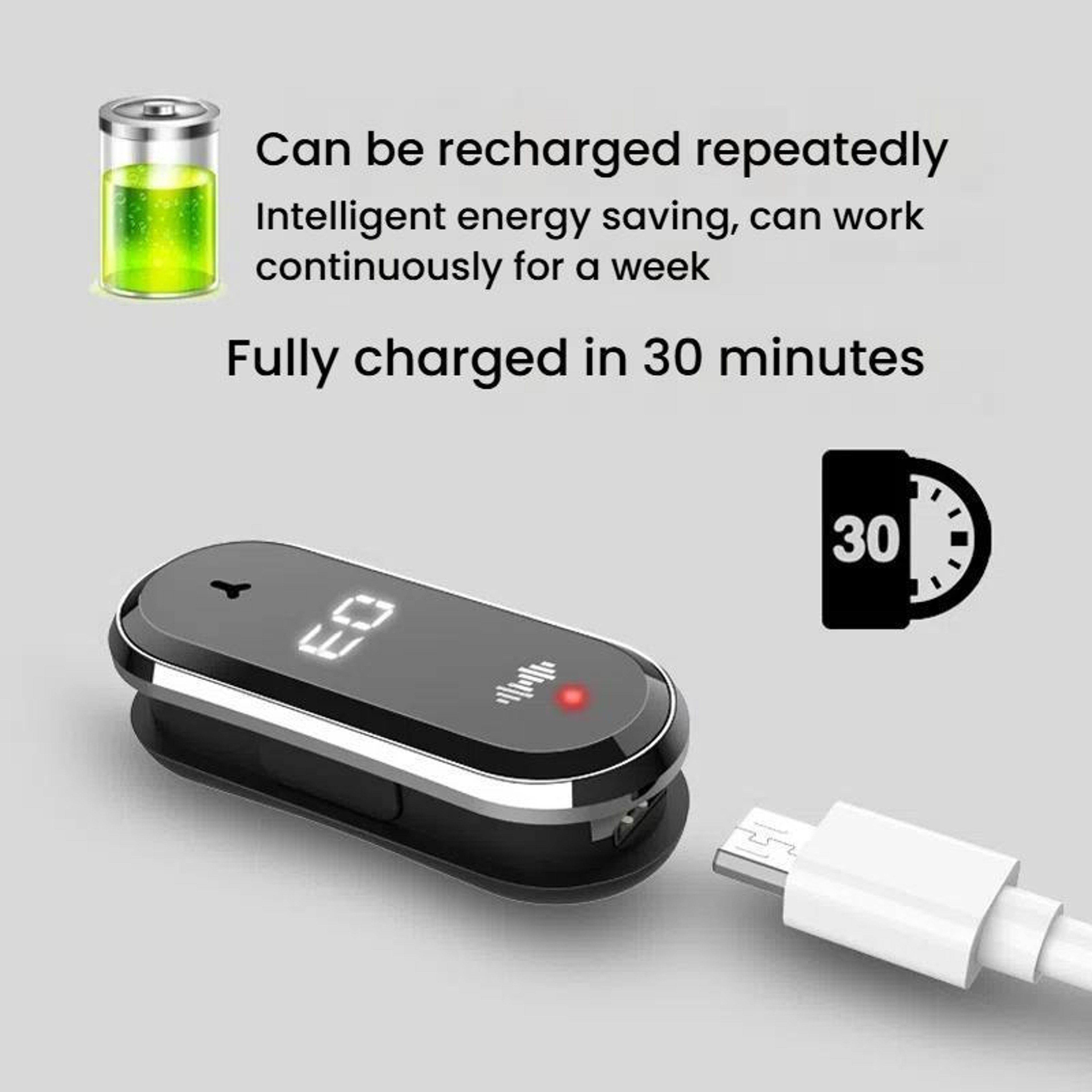 Smart Anti Static Bracelet With Ultrasonic Mosquito Repellent  Digital Watch 6